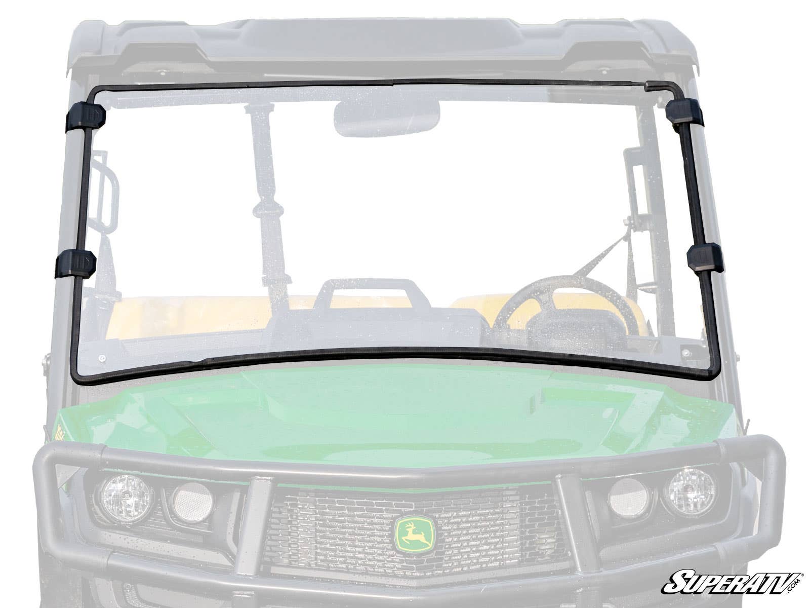 Photo of SuperATV John Deere Gator XUV 835/865 Scratch Resistant Full Windshield by SuperATV - Premium Windshields for UTVs / Side by Sides