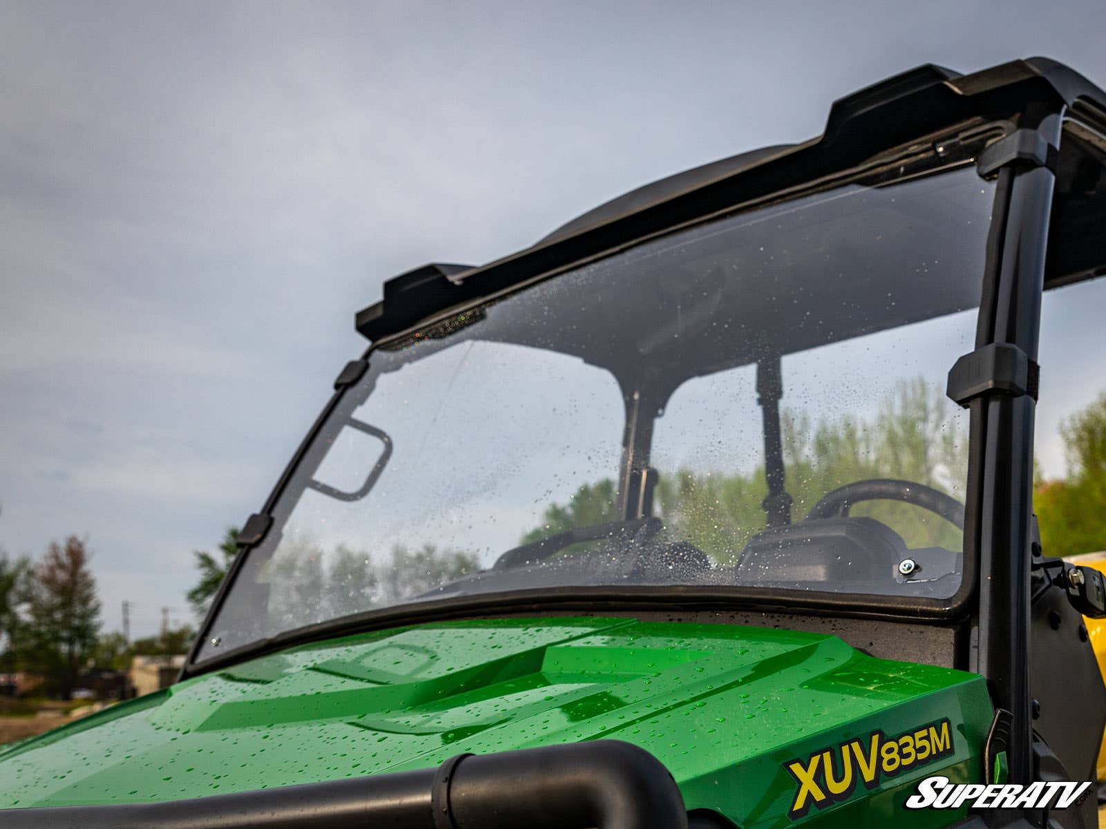 Photo of SuperATV John Deere Gator XUV 835/865 Scratch Resistant Full Windshield by SuperATV - Premium Windshields for UTVs / Side by Sides
