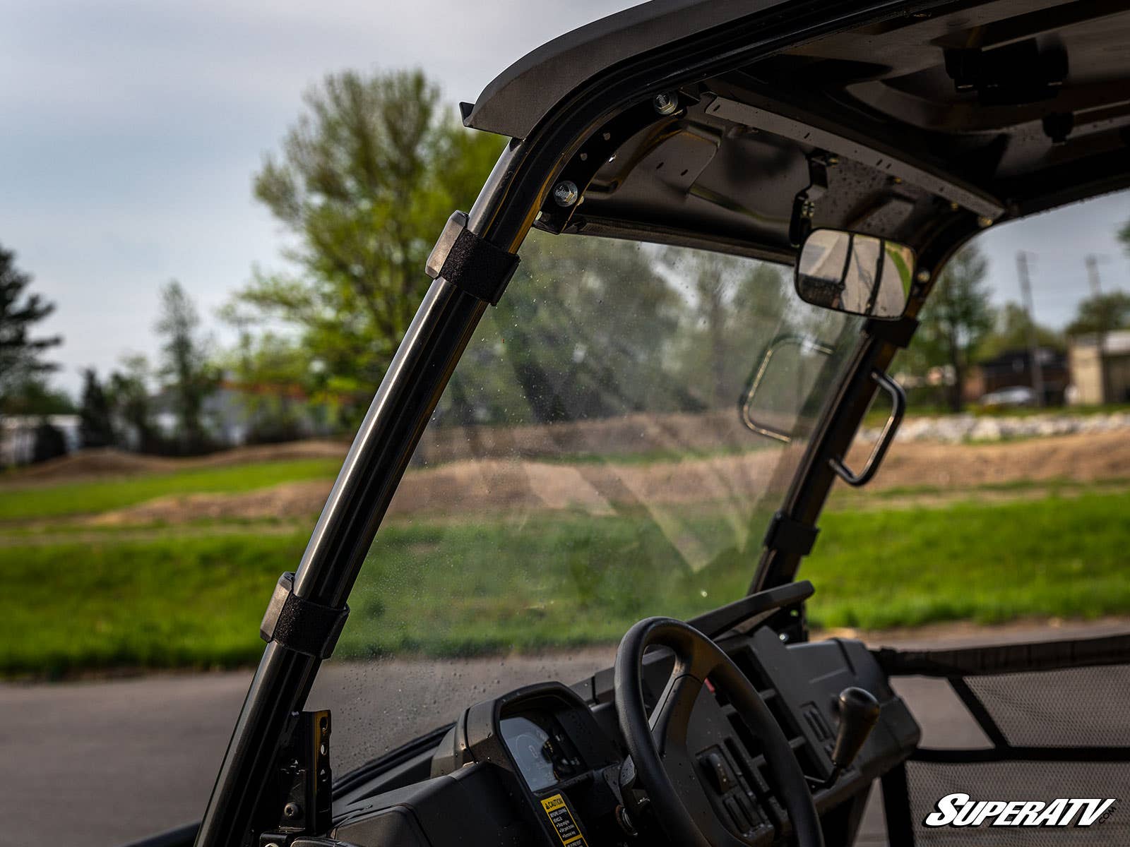 Photo of SuperATV John Deere Gator XUV 835/865 Scratch Resistant Full Windshield by SuperATV - Premium Windshields for UTVs / Side by Sides