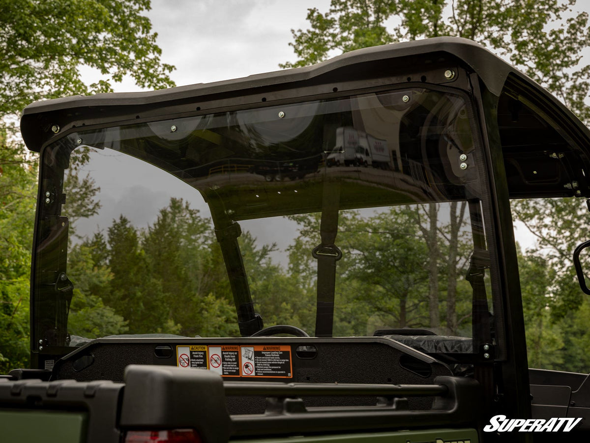 Photo of SuperATV John Deere Gator 835/865 Rear Windshield by SuperATV - Premium Windshields for UTVs / Side by Sides