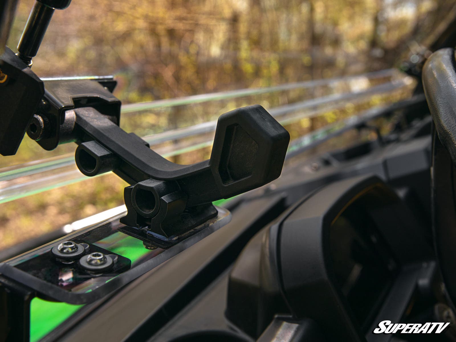 Photo of SuperATV John Deere Gator XUV 835 Scratch-Resistant Flip Windshield by SuperATV - Premium Windshields for UTVs / Side by Sides