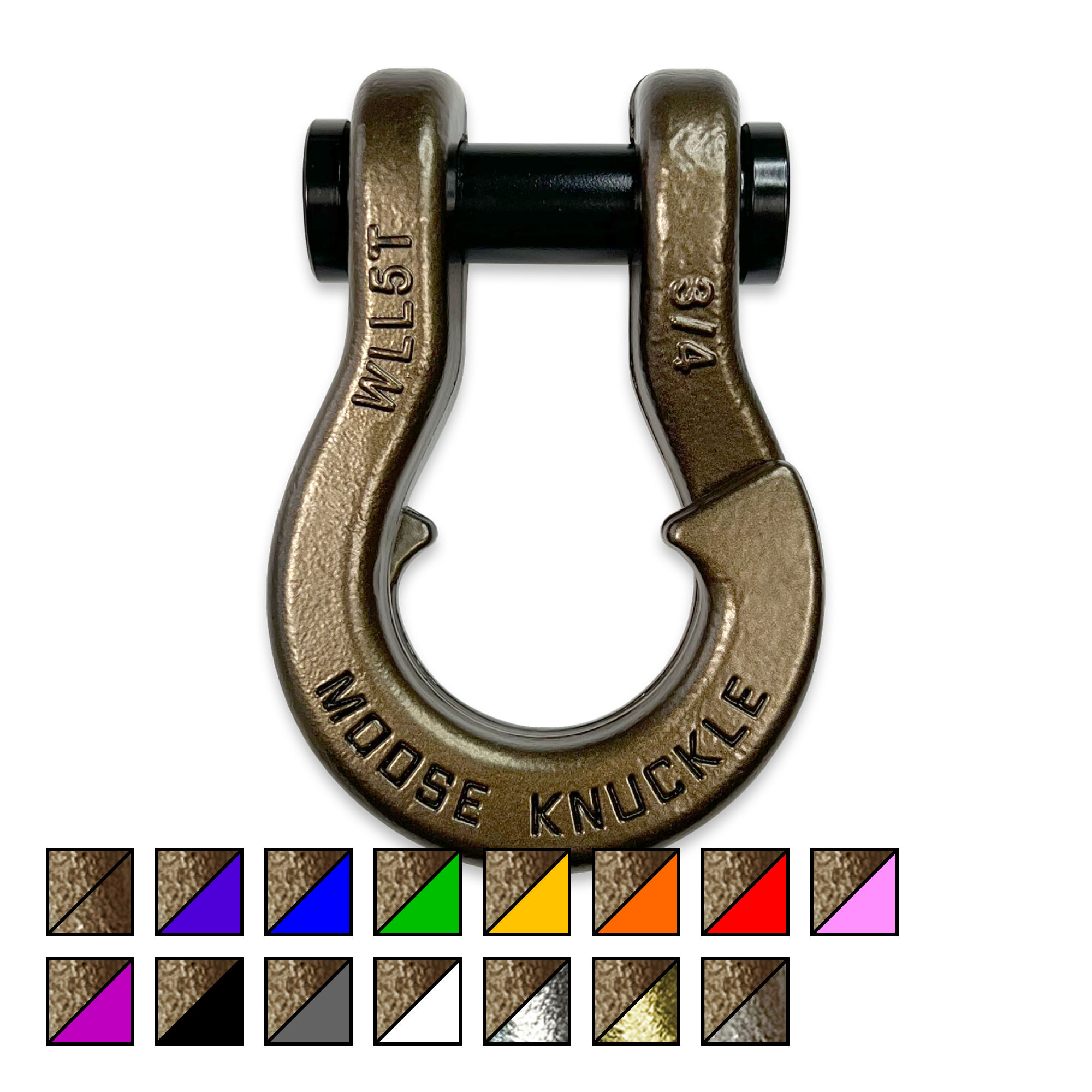 Photo of Jowl™ Recovery Split Shackle™ 3/4 by Forward Notion, LLC - Premium Recovery Gear for UTVs / Side by Sides