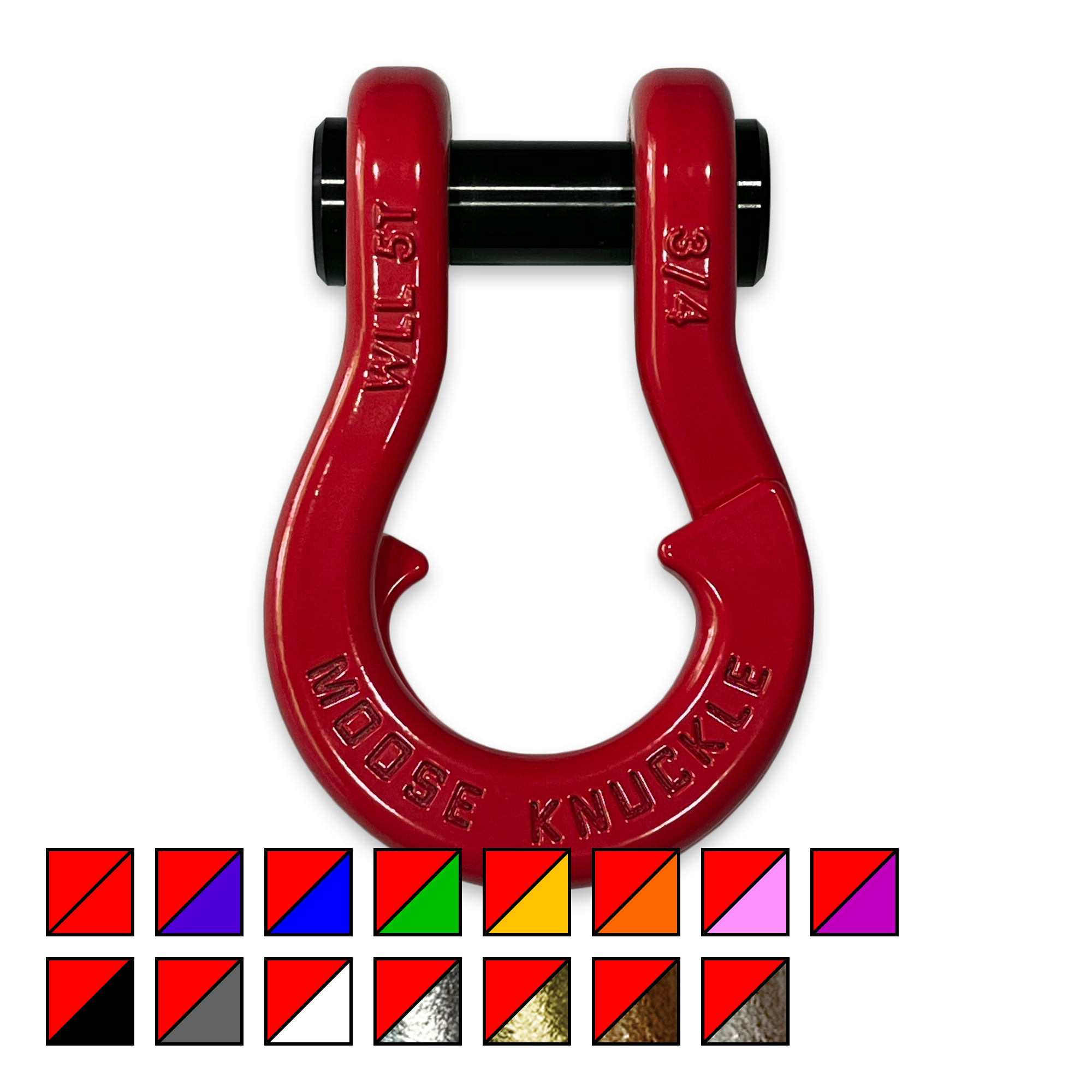Photo of Jowl™ Recovery Split Shackle™ 3/4 by Forward Notion, LLC - Premium Recovery Gear for UTVs / Side by Sides