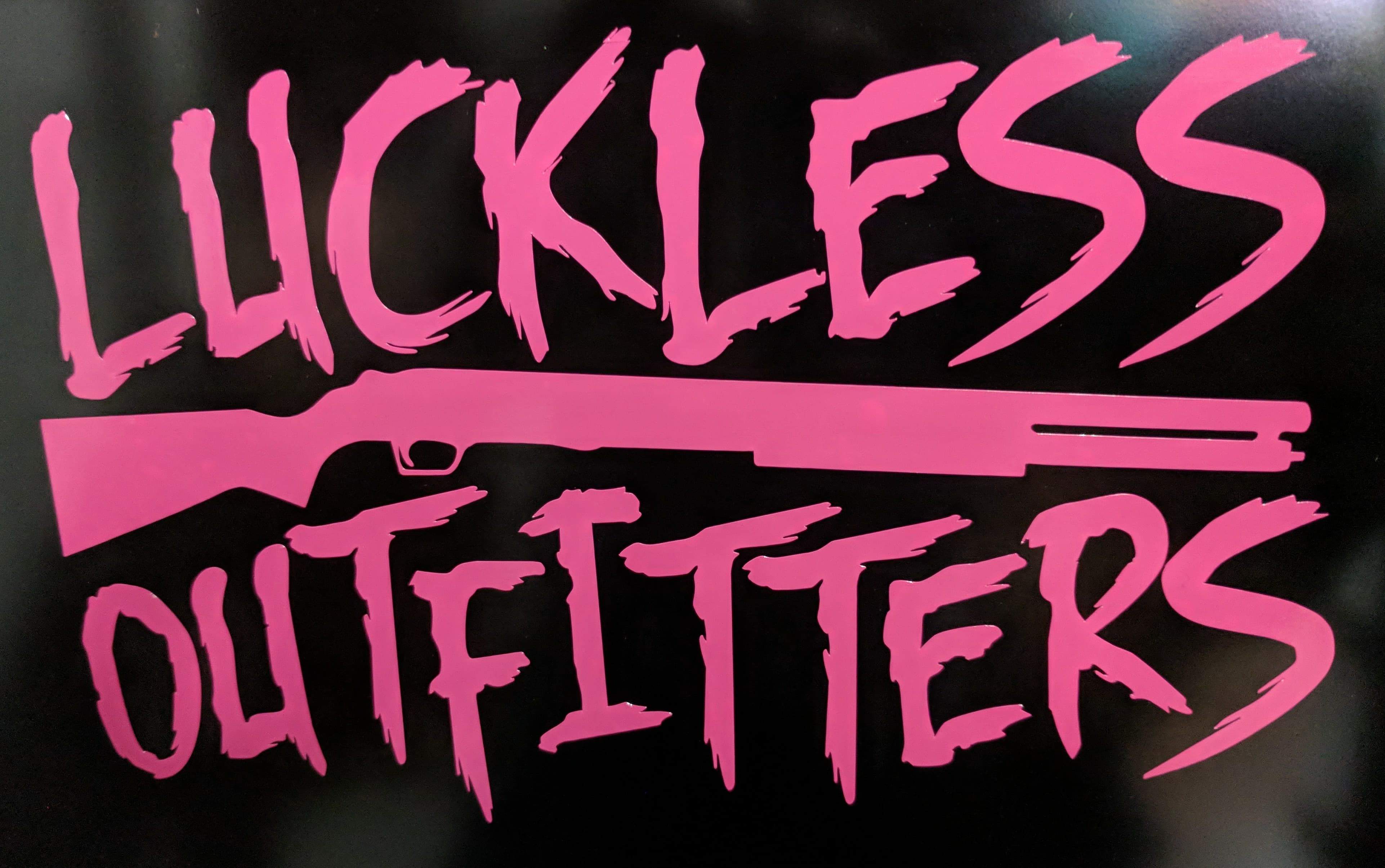Photo of KA Luckless Outfitters Decal (Pink) by Luckless Outfitters - Premium Stickers for UTVs / Side by Sides