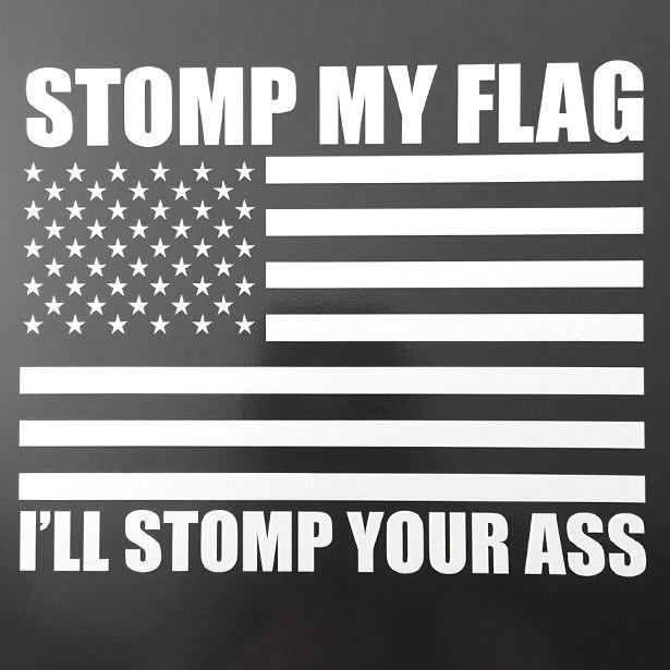 Photo of KA Stomp My Flag Vehicle Decal by Luckless Outfitters - Premium Stickers for UTVs / Side by Sides