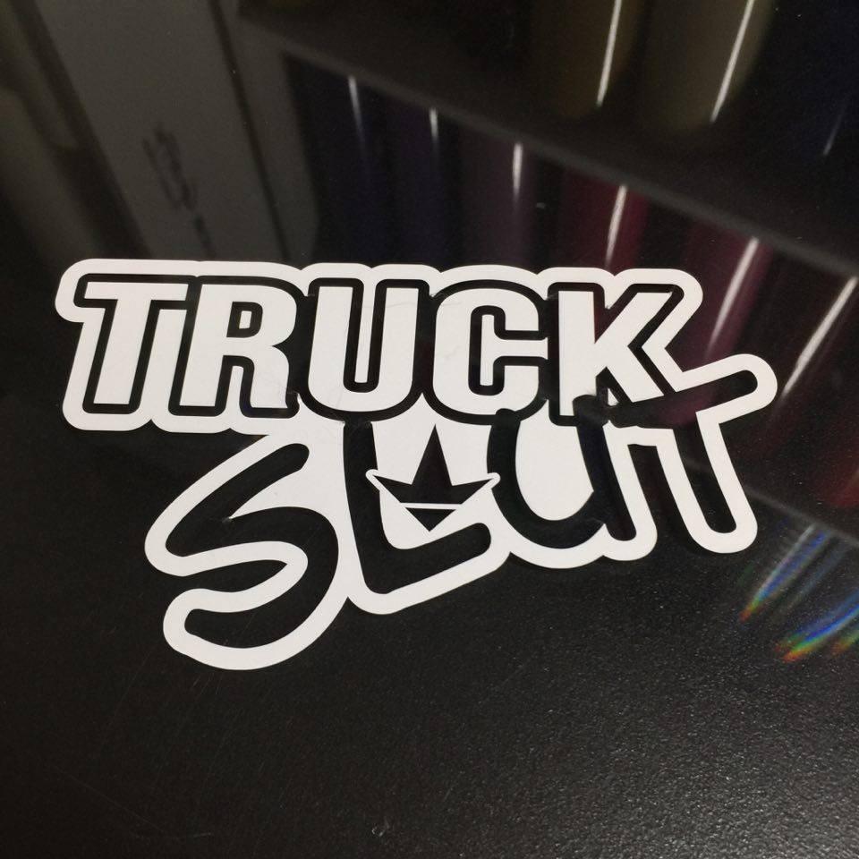 Photo of KA Truck SL*T Vinyl Decal by Luckless Outfitters - Premium Stickers for UTVs / Side by Sides