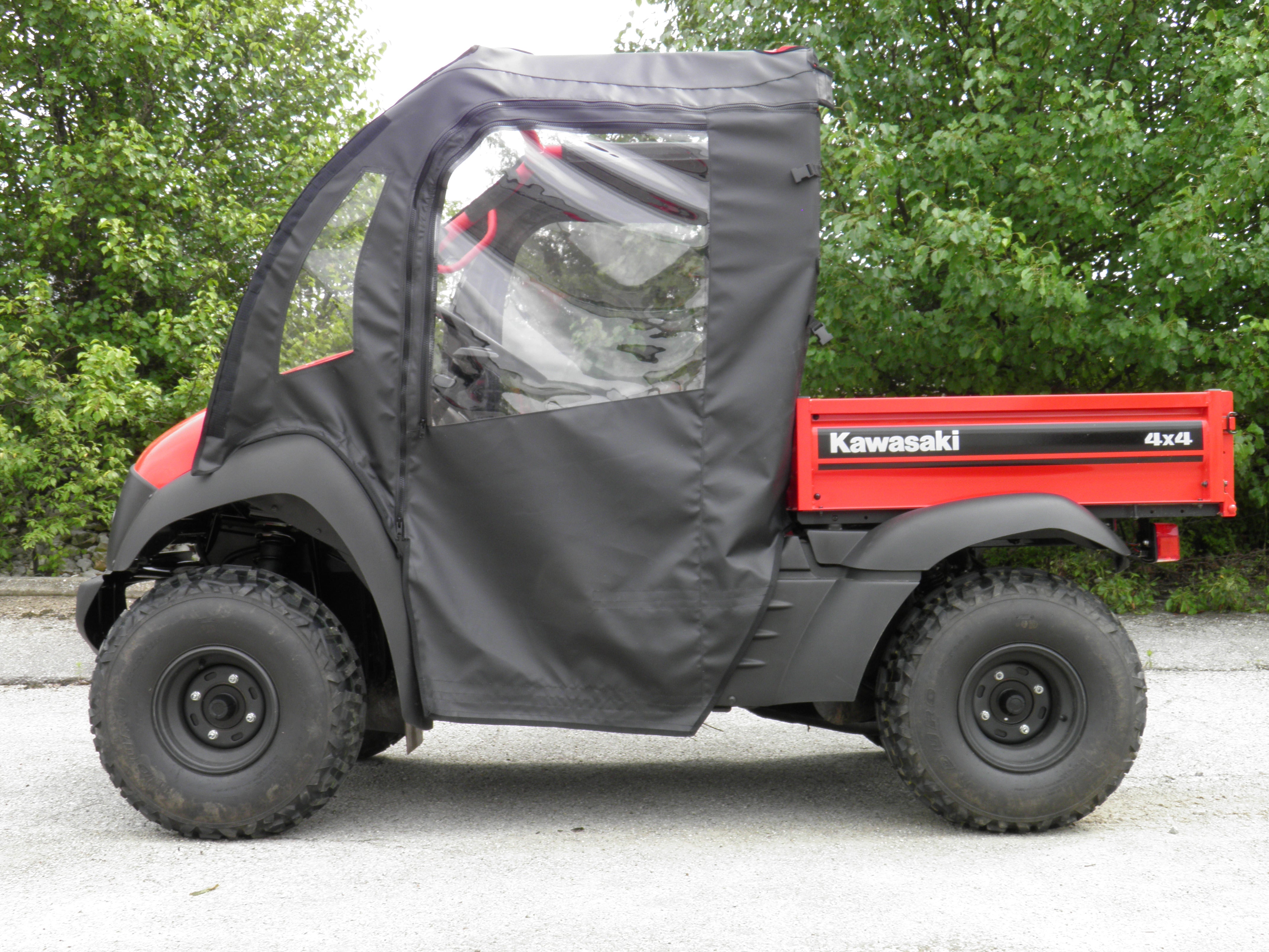 Photo of Kawasaki Mule 600/610 - Door/Rear Window Combo by 3 Star UTV - Premium Enclosures for UTVs / Side by Sides