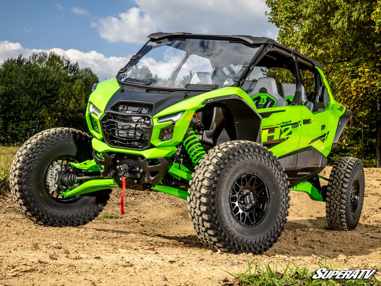 Kawasaki Teryx H2 Vented Windshield