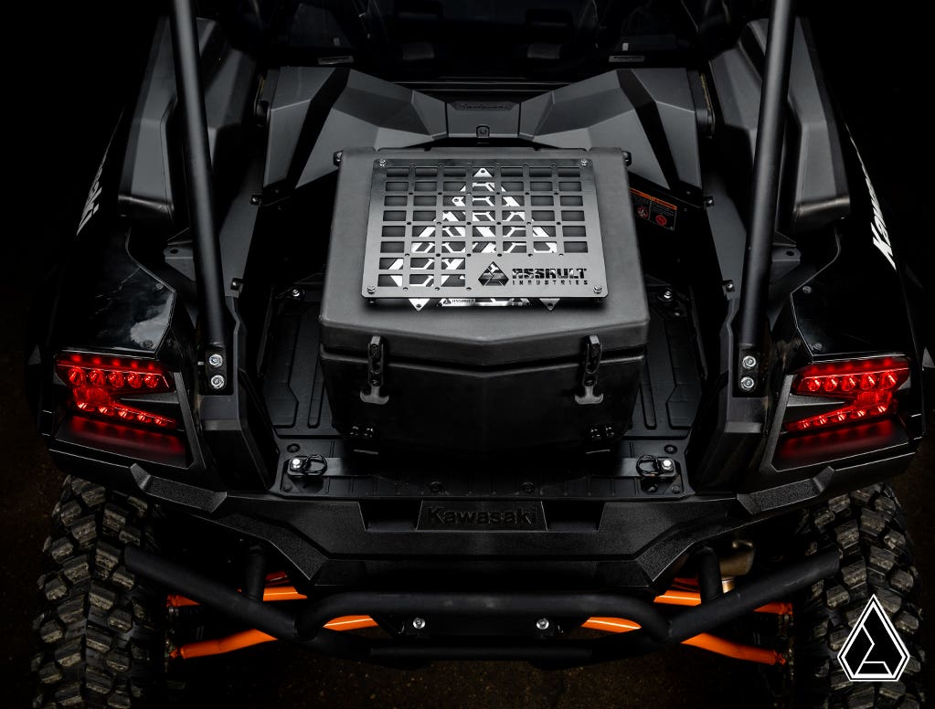 Photo of Assault Industries Cooler/Cargo Box for Kawasaki Teryx KRX 1000 by Assault Industries - Premium Storage for UTVs / Side by Sides