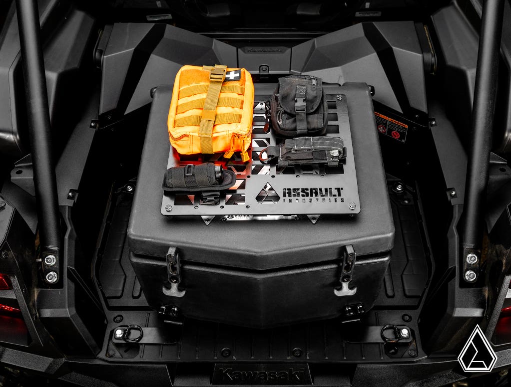 Photo of Assault Industries Cooler/Cargo Box for Kawasaki Teryx KRX 1000 by Assault Industries - Premium Storage for UTVs / Side by Sides