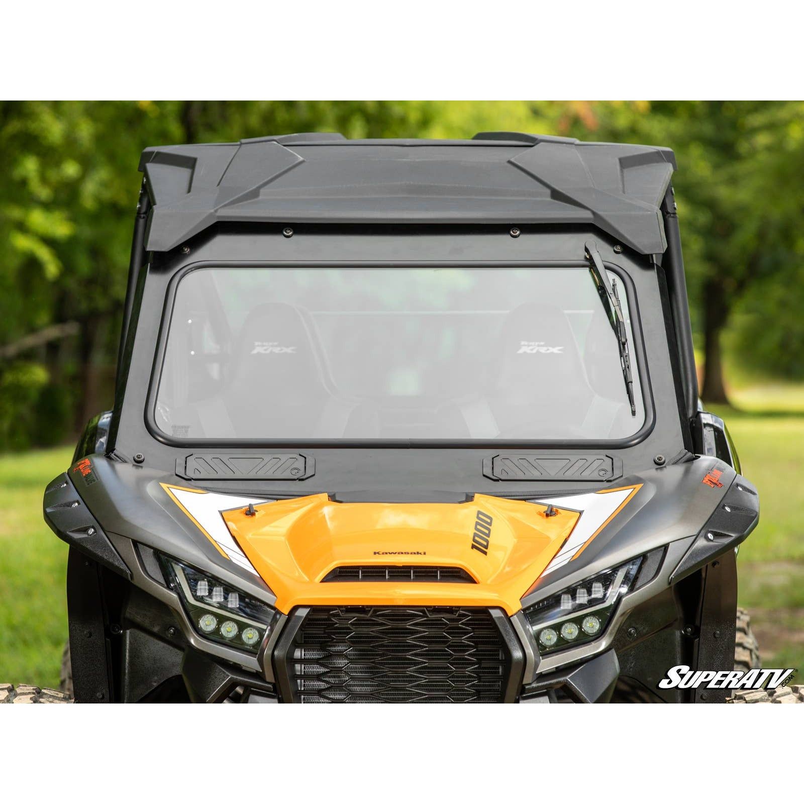 Photo of Kawasaki KRX Glass Windshield by SuperATV - Premium Windshields for UTVs / Side by Sides