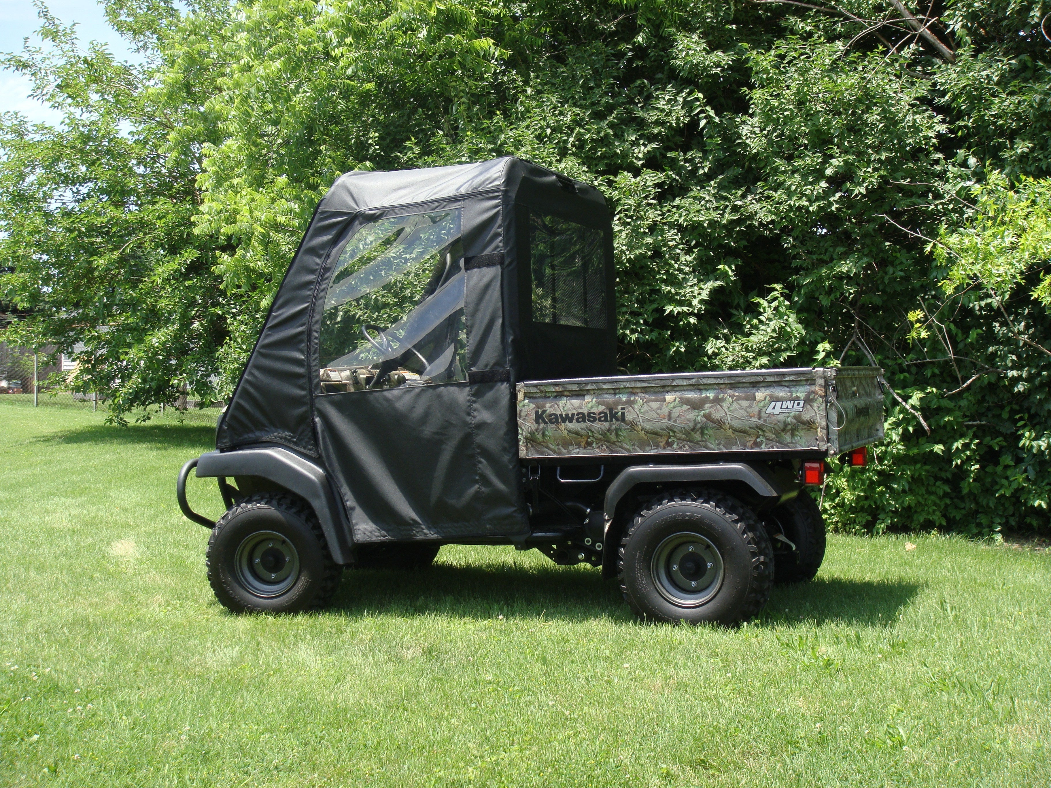 Photo of Kawasaki Mule 3000/3010 - Soft Doors by 3 Star UTV - Premium Enclosures for UTVs / Side by Sides