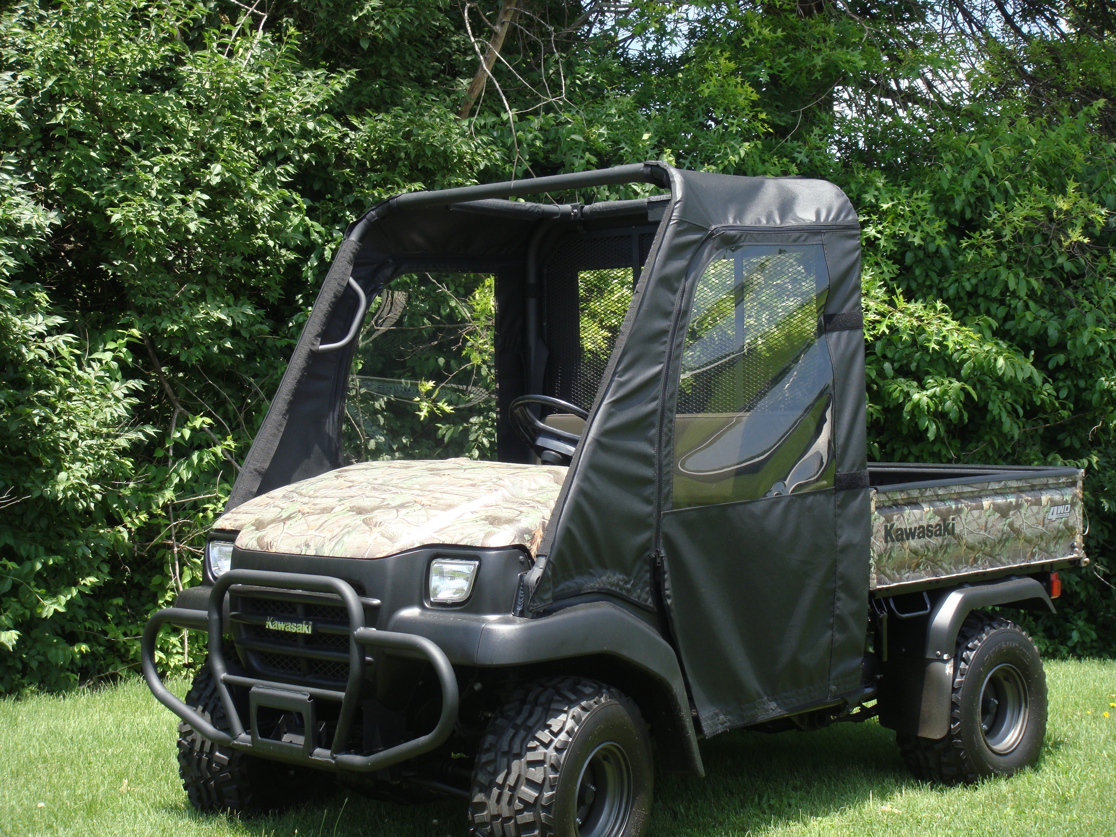 Photo of Kawasaki Mule 3000/3010 - Soft Doors by 3 Star UTV - Premium Enclosures for UTVs / Side by Sides