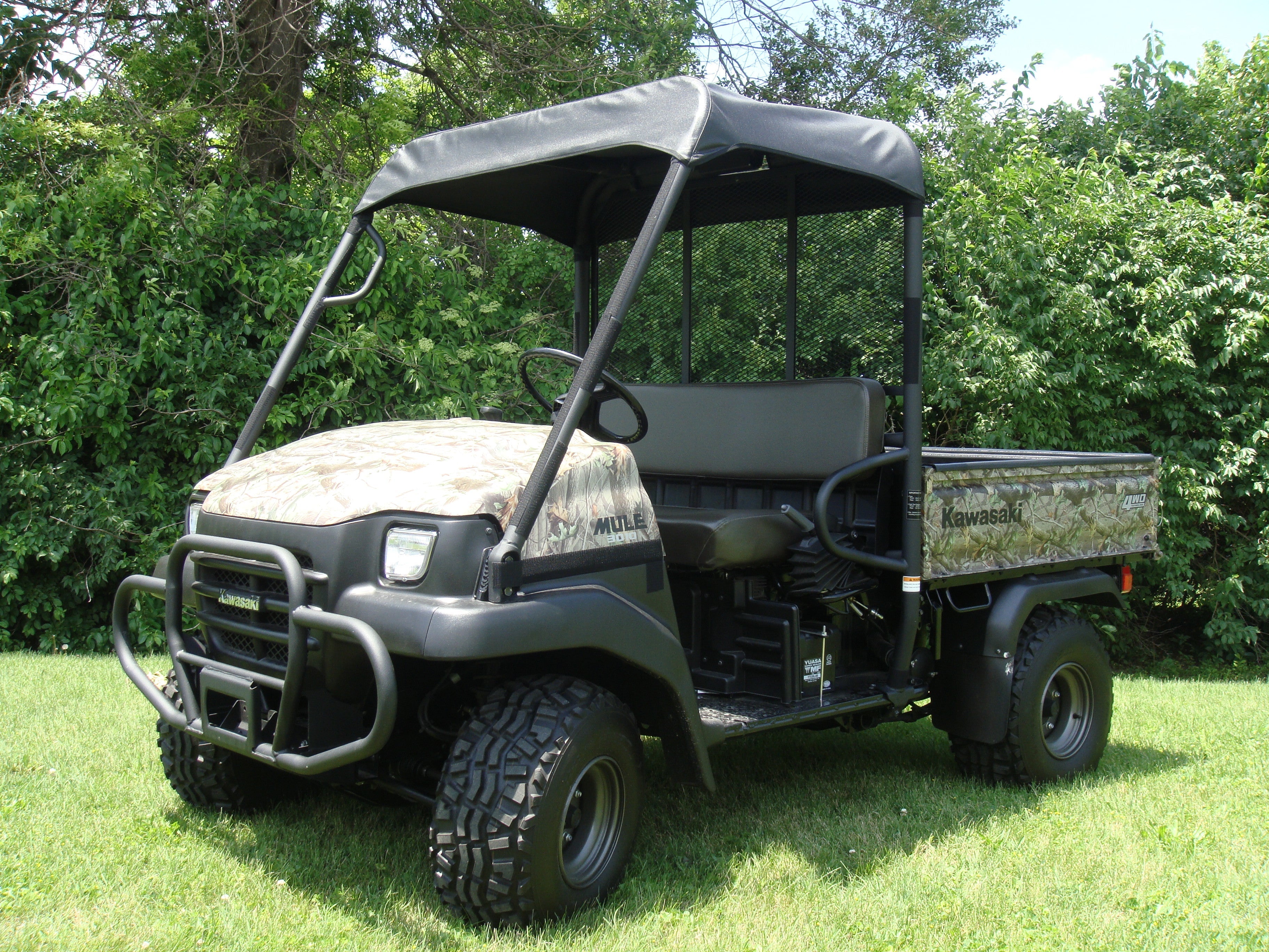 Photo of Kawasaki Mule 3000/3010 - Soft Top by 3 Star UTV - Premium Enclosures for UTVs / Side by Sides