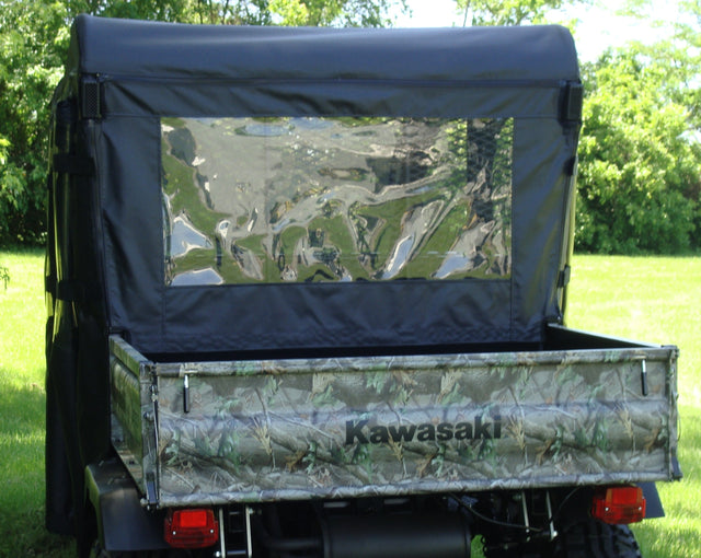Photo of Kawasaki Mule 3000/3010 Trans - Soft Back Panel by 3 Star UTV - Premium Enclosures for UTVs / Side by Sides