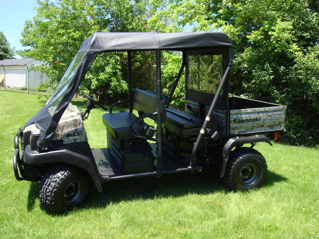 Photo of Kawasaki Mule 3000/3010 Trans - Vinyl Windshield/Top/Rear Combo by 3 Star UTV - Premium Enclosures for UTVs / Side by Sides