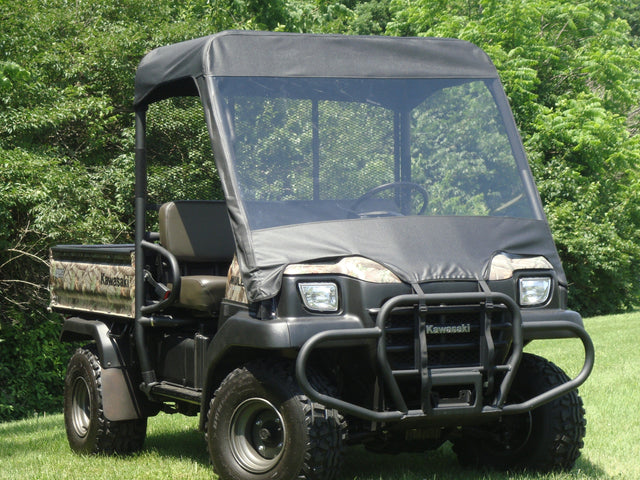 Photo of Kawasaki Mule 3000/3010 - Vinyl Windshield/Top Combo by 3 Star UTV - Premium Enclosures for UTVs / Side by Sides
