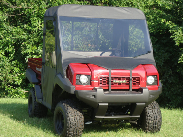Photo of Kawasaki Mule 4000/4010 - Full Cab Enclosure with Vinyl Windshield by 3 Star UTV - Premium Enclosures for UTVs / Side by Sides