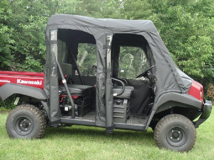 Photo of Kawasaki Mule 4000/4010 Trans - Full Cab Enclosure with Vinyl Windshield by 3 Star UTV - Premium Enclosures for UTVs / Side by Sides