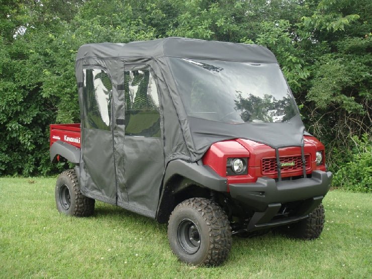 Photo of Kawasaki Mule 4000/4010 Trans - Full Cab Enclosure with Vinyl Windshield by 3 Star UTV - Premium Enclosures for UTVs / Side by Sides