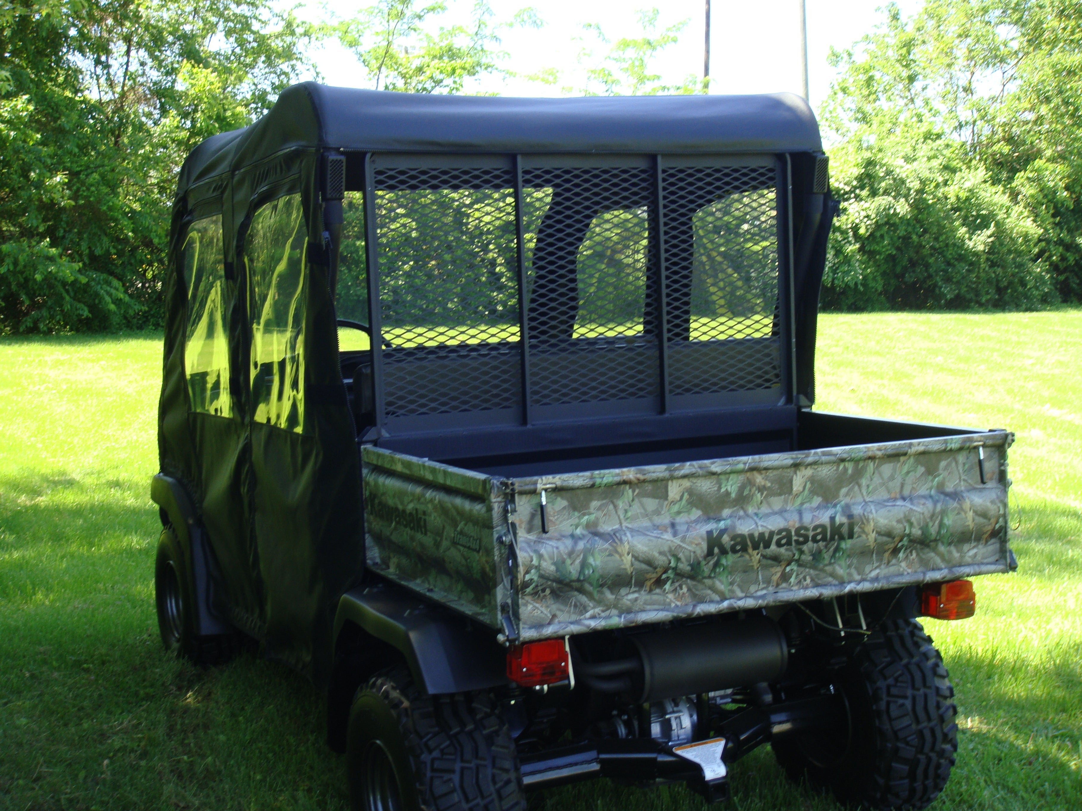 Photo of Kawasaki Mule 4000/4010 Trans - Full Cab Enclosure for Hard Windshield by 3 Star UTV - Premium Enclosures for UTVs / Side by Sides