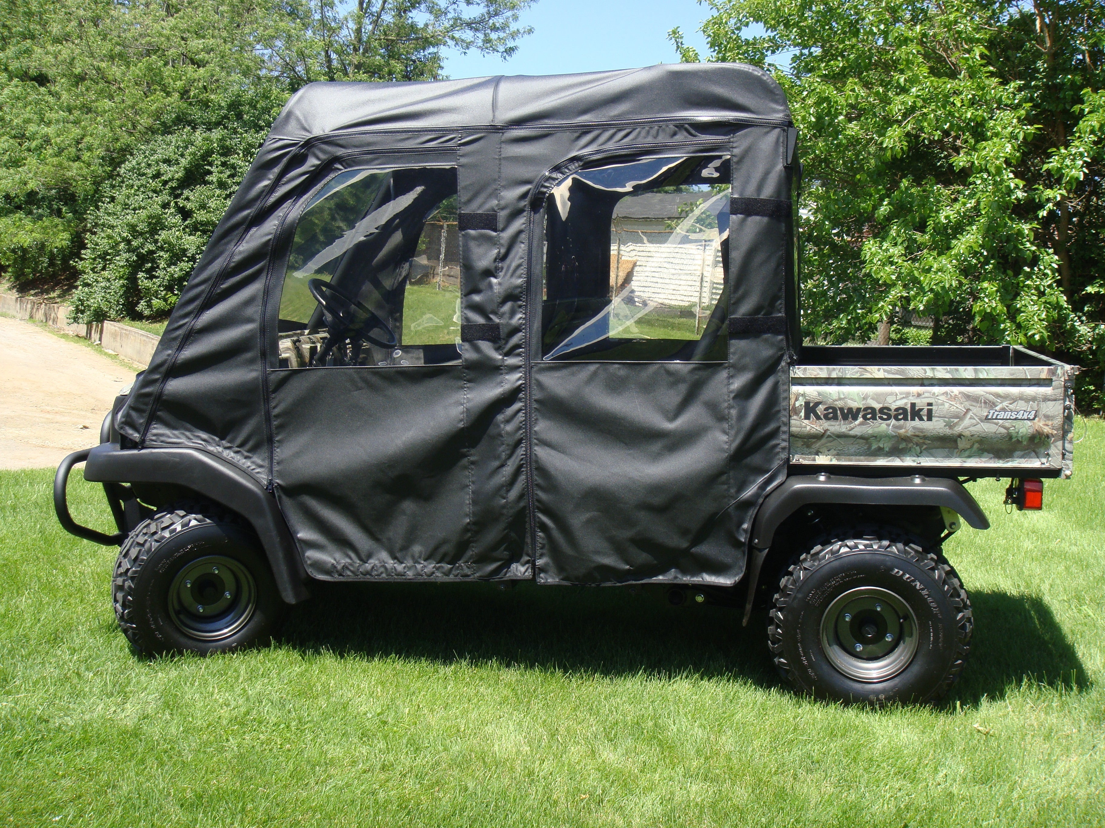Photo of Kawasaki Mule 4000/4010 Trans - Full Cab Enclosure for Hard Windshield by 3 Star UTV - Premium Enclosures for UTVs / Side by Sides