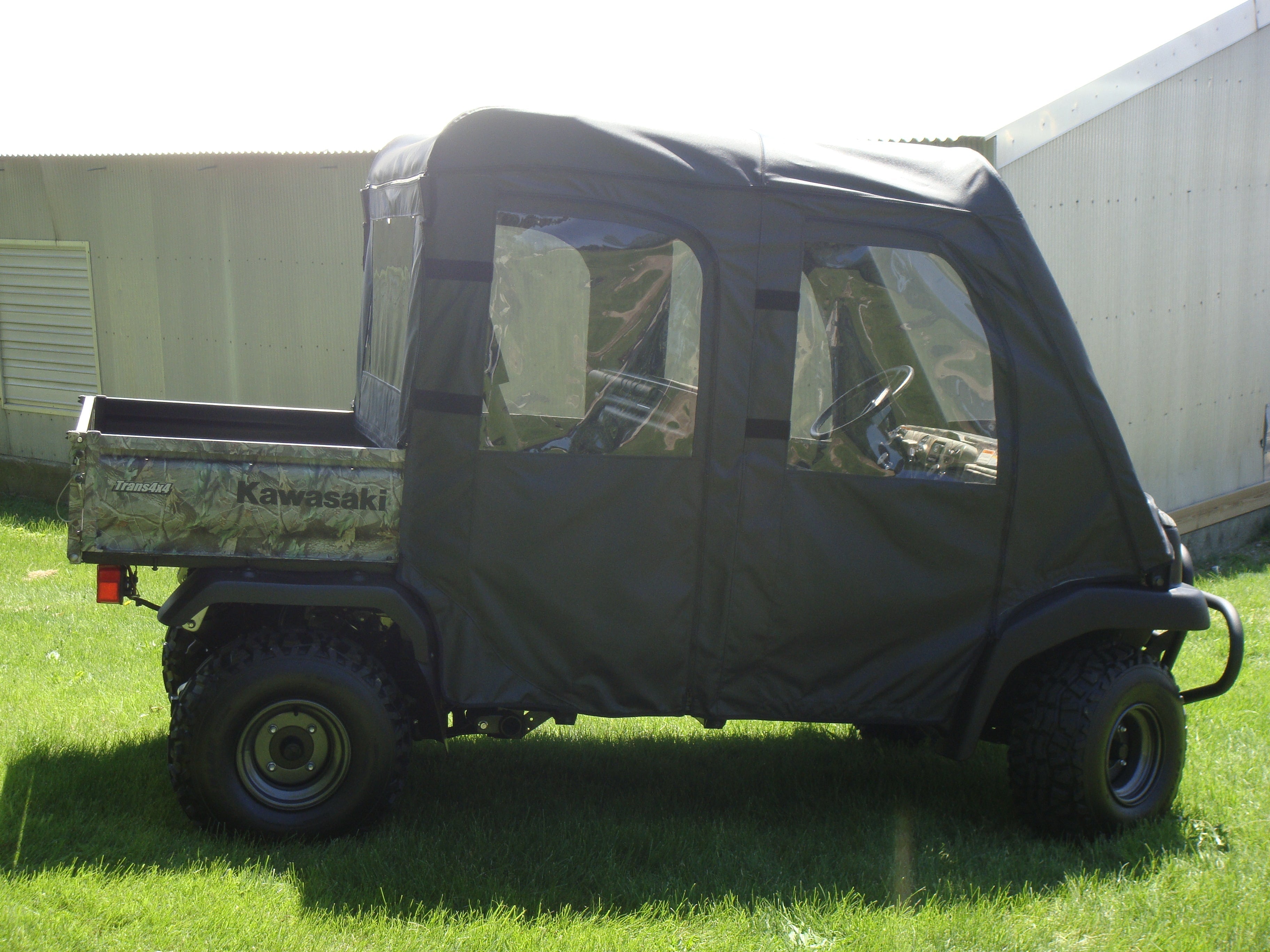 Photo of Kawasaki Mule 4000/4010 Trans - Soft Doors by 3 Star UTV - Premium Enclosures for UTVs / Side by Sides