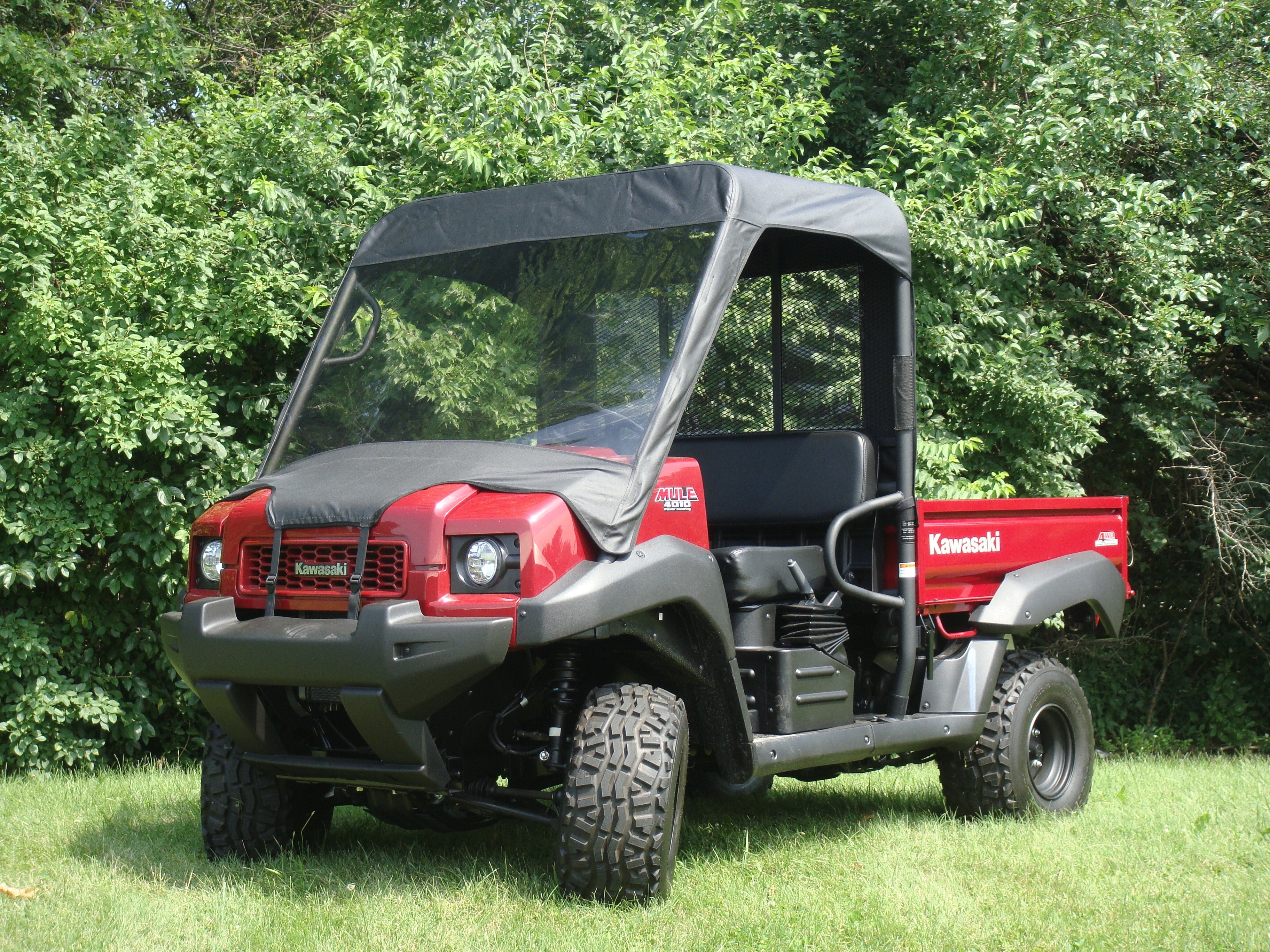 Photo of Kawasaki Mule 4000/4010 - Vinyl Windshield/Top/Rear Combo by 3 Star UTV - Premium Enclosures for UTVs / Side by Sides