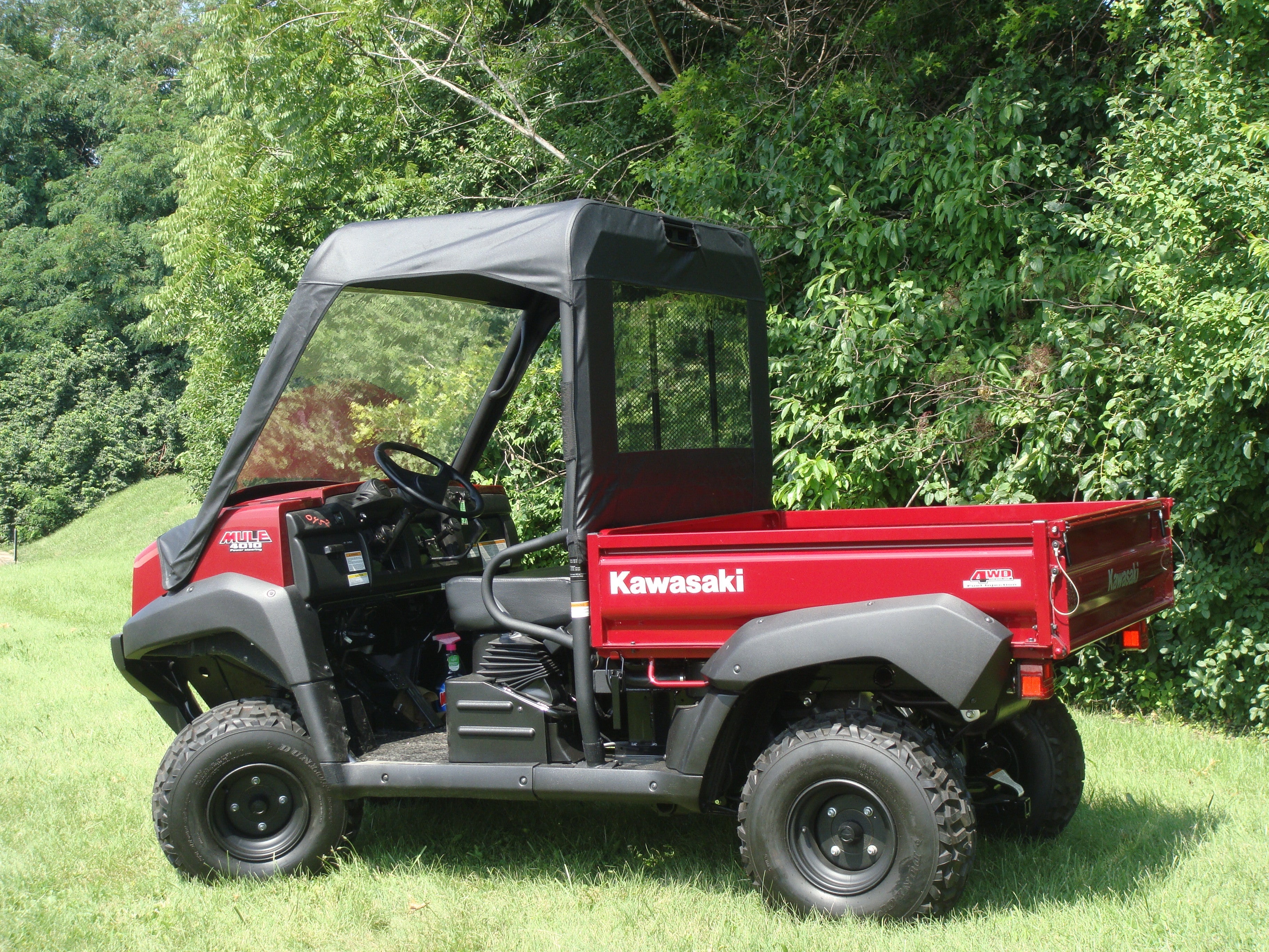 Photo of Kawasaki Mule 4000/4010 - Vinyl Windshield/Top/Rear Combo by 3 Star UTV - Premium Enclosures for UTVs / Side by Sides