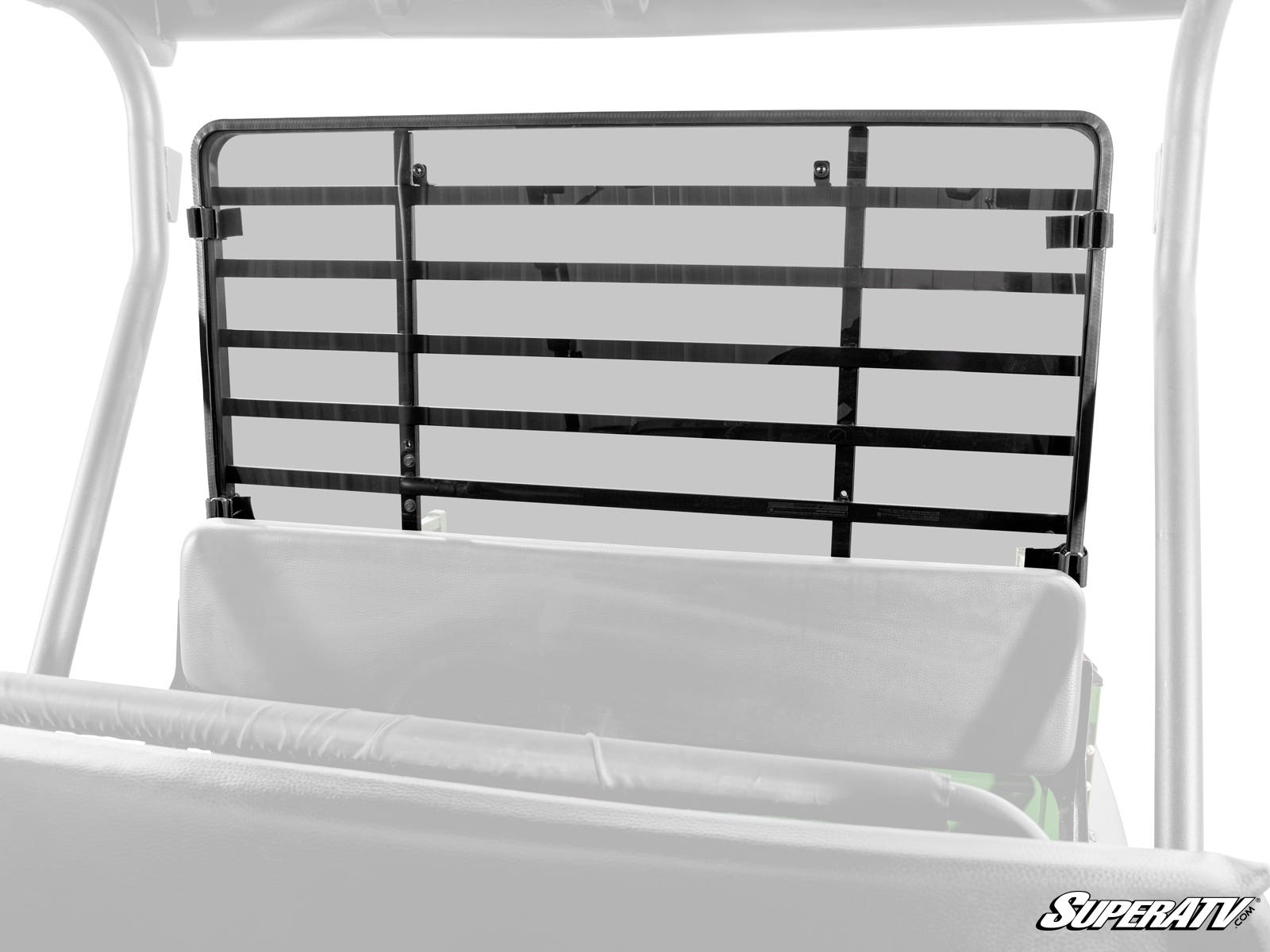 Photo of SuperATV Kawasaki Mule 4000 Rear Windshield by SuperATV - Premium Windshields for UTVs / Side by Sides