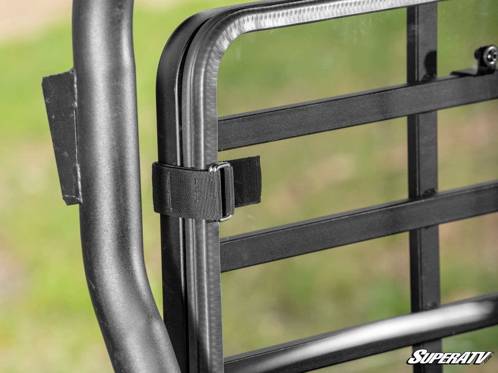 Photo of SuperATV Kawasaki Mule 4000 Rear Windshield by SuperATV - Premium Windshields for UTVs / Side by Sides