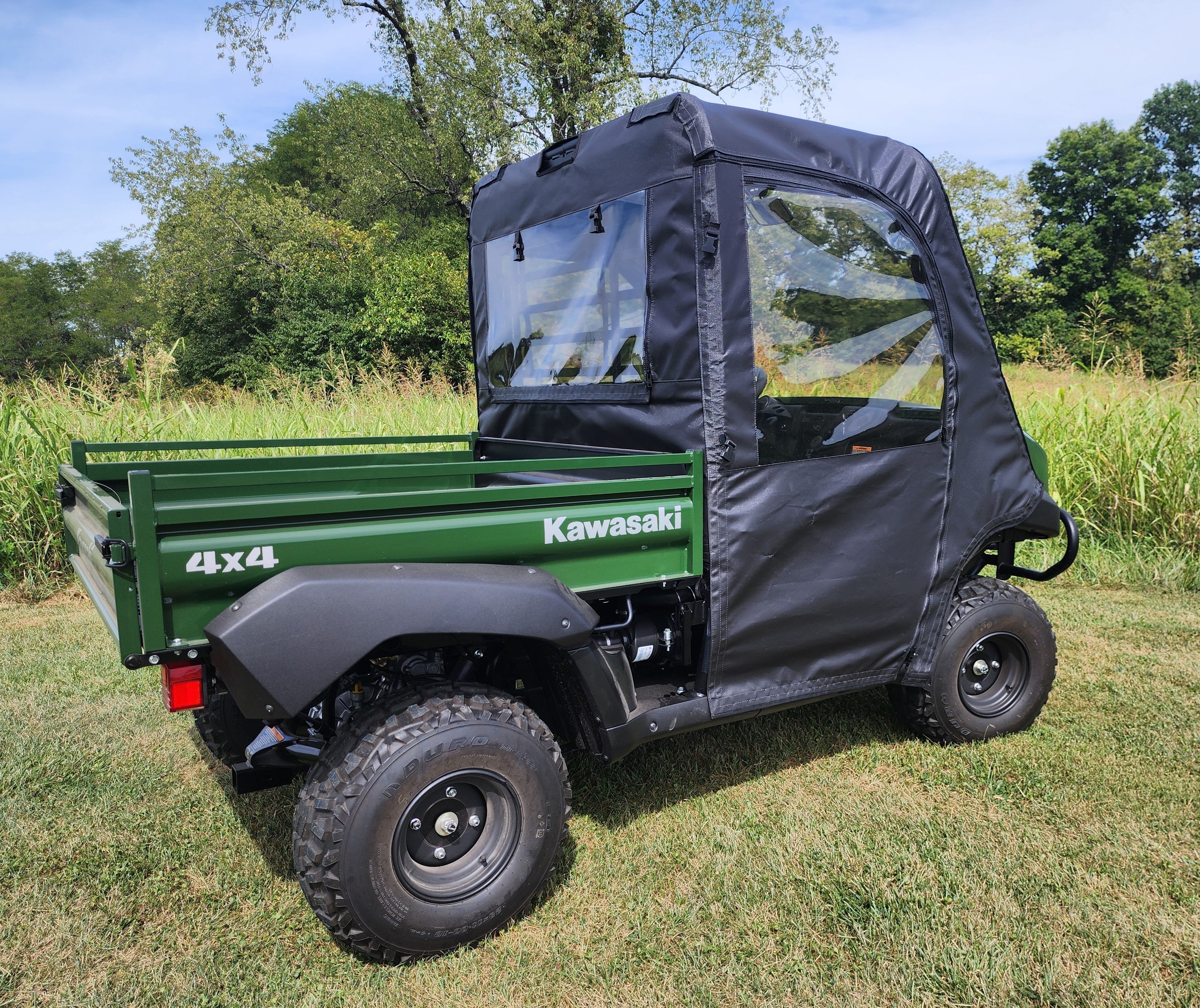 Photo of Kawasaki Mule 4000/4010 - Door/Rear Window Combo by 3 Star UTV - Premium Enclosures for UTVs / Side by Sides