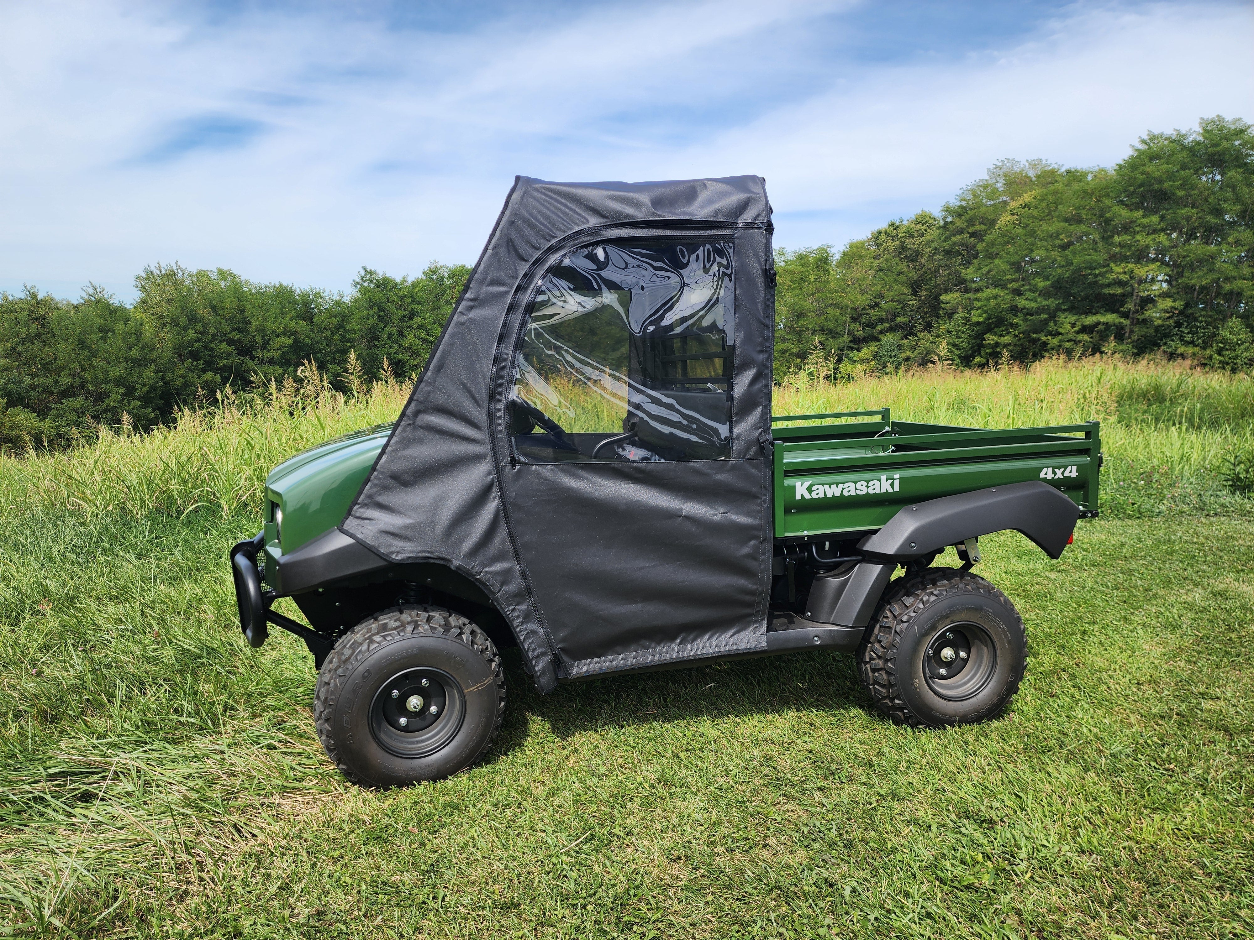 Photo of Kawasaki Mule 4000/4010 - Door/Rear Window Combo by 3 Star UTV - Premium Enclosures for UTVs / Side by Sides
