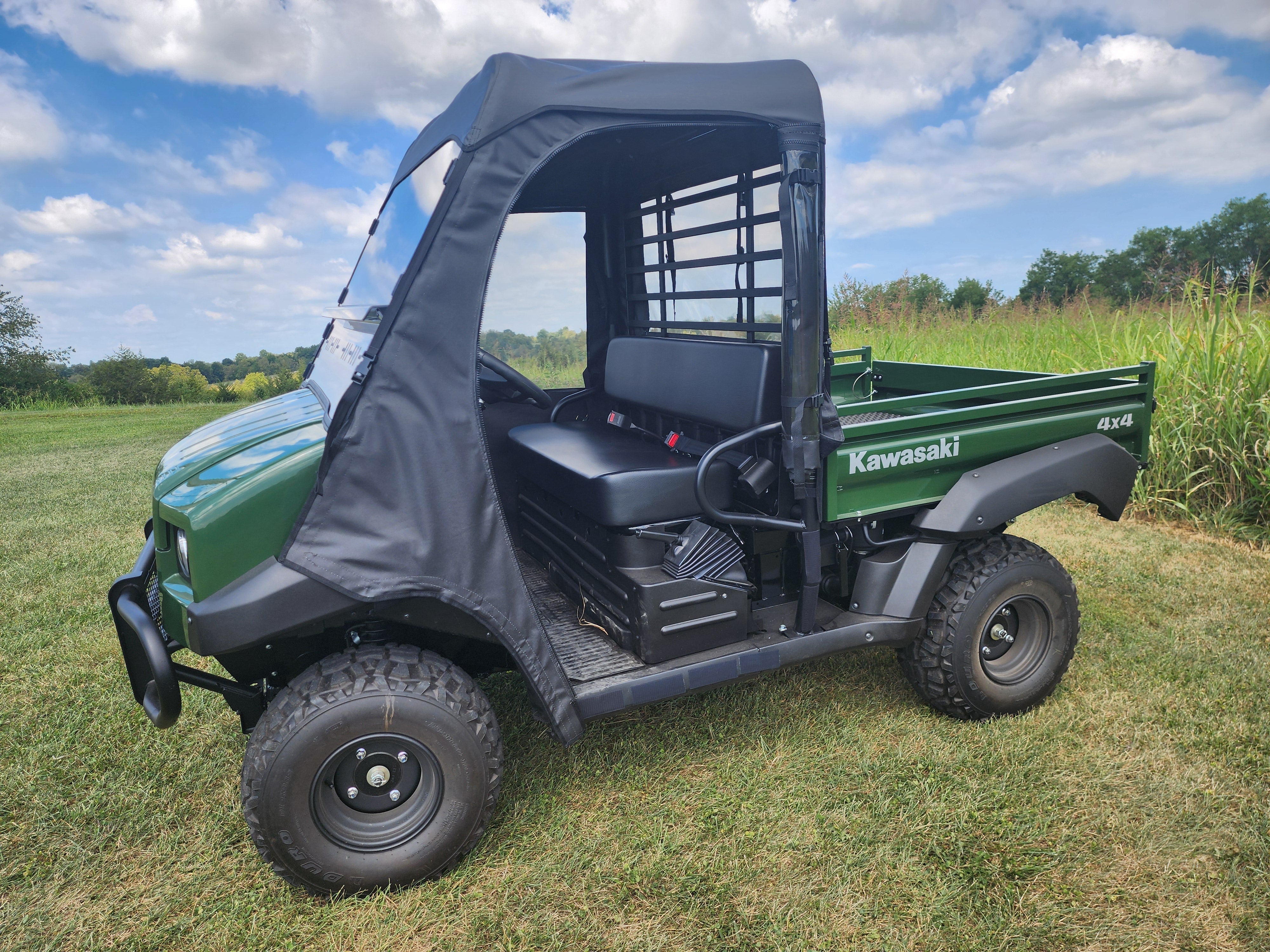 Photo of Kawasaki Mule 4000/4010 - Door/Rear Window Combo by 3 Star UTV - Premium Enclosures for UTVs / Side by Sides