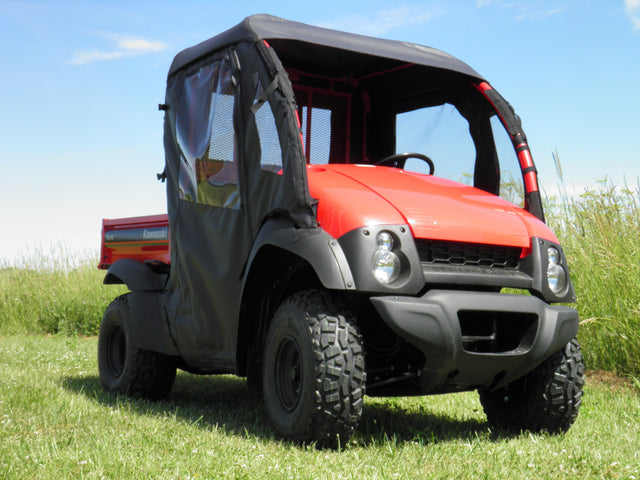Photo of Kawasaki Mule 600/610 - Full Cab Enclosure for Hard Windshield by 3 Star UTV - Premium Enclosures for UTVs / Side by Sides