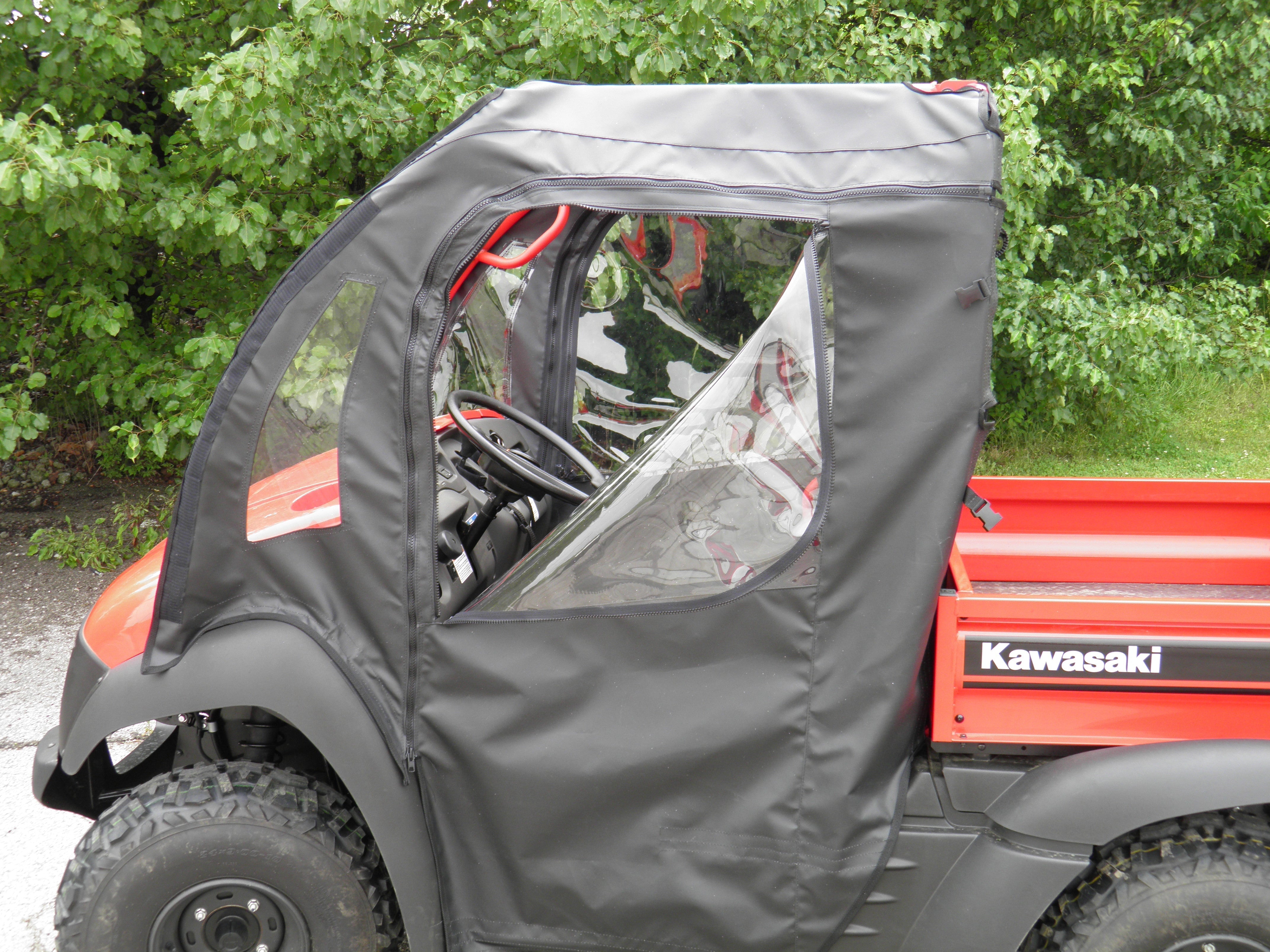 Photo of Kawasaki Mule 600/610 - Soft Doors by 3 Star UTV - Premium Enclosures for UTVs / Side by Sides