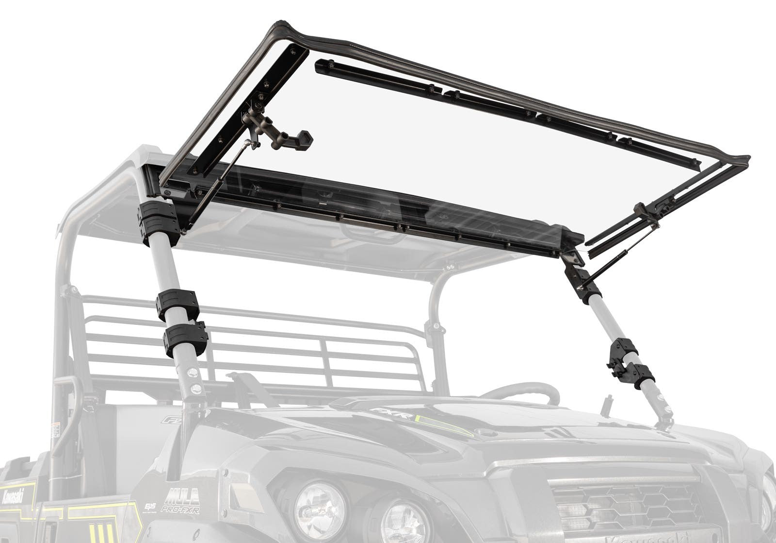 Kawasaki Mule Pro FXR Scratch Resistant Flip Windshield