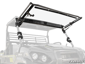 Photo of SuperATV Kawasaki Mule Pro Scratch-Resistant Flip Windshield by SuperATV - Premium Windshields for UTVs / Side by Sides