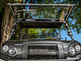 Photo of SuperATV Kawasaki Mule Pro Scratch-Resistant Flip Windshield by SuperATV - Premium Windshields for UTVs / Side by Sides