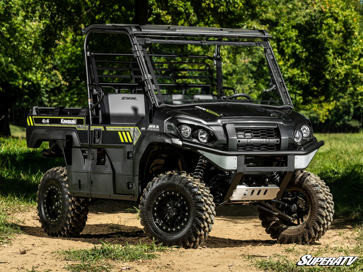 Kawasaki Mule Pro FXR Scratch Resistant Flip Windshield