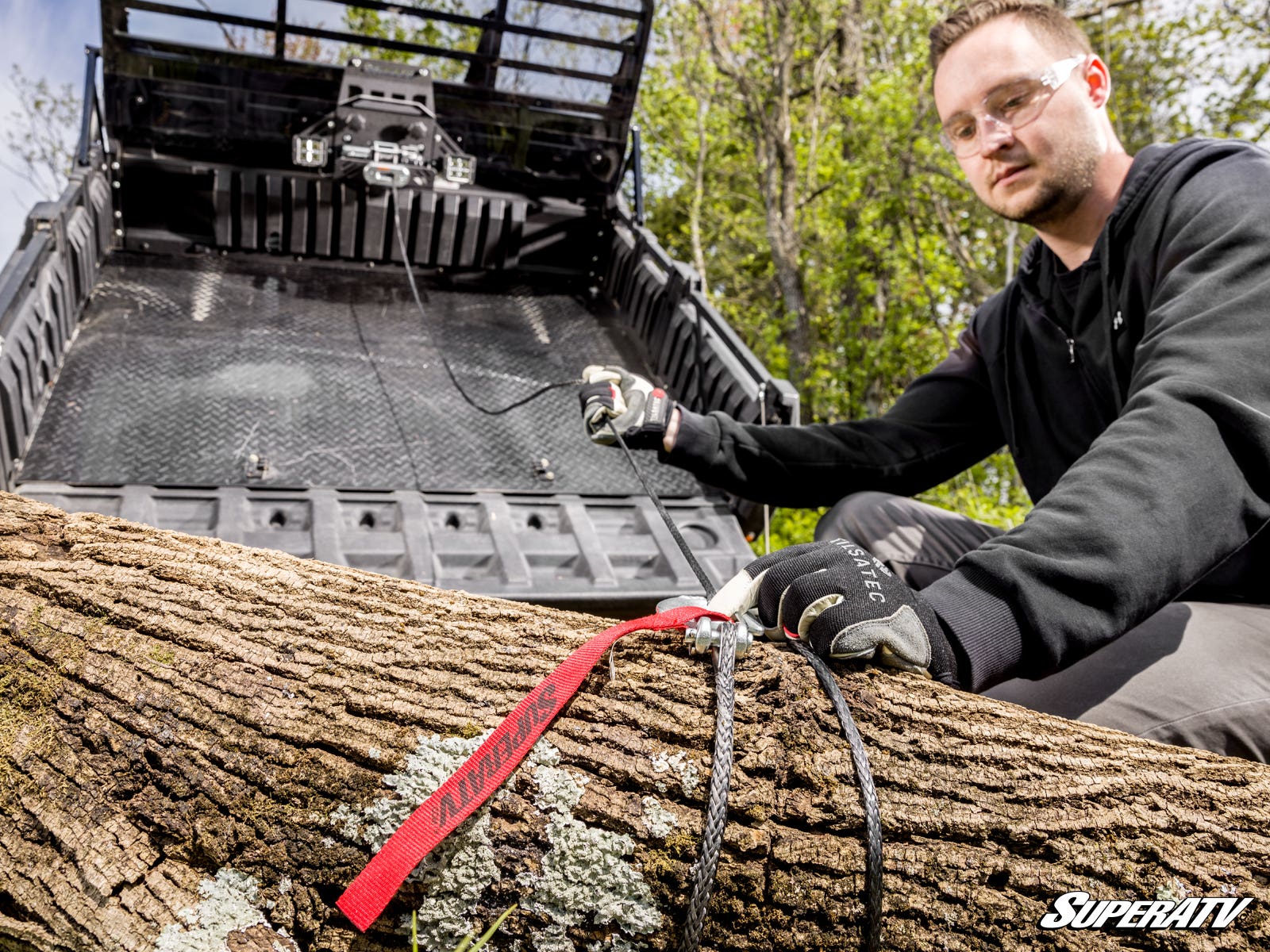Photo of SuperATV Kawasaki Mule Pro Bed Winch by SuperATV - Premium Winches & Winch Mounts for UTVs / Side by Sides