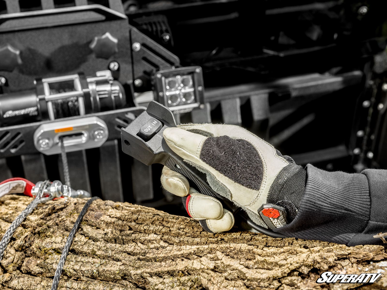 Photo of SuperATV Kawasaki Mule Pro Bed Winch by SuperATV - Premium Winches & Winch Mounts for UTVs / Side by Sides