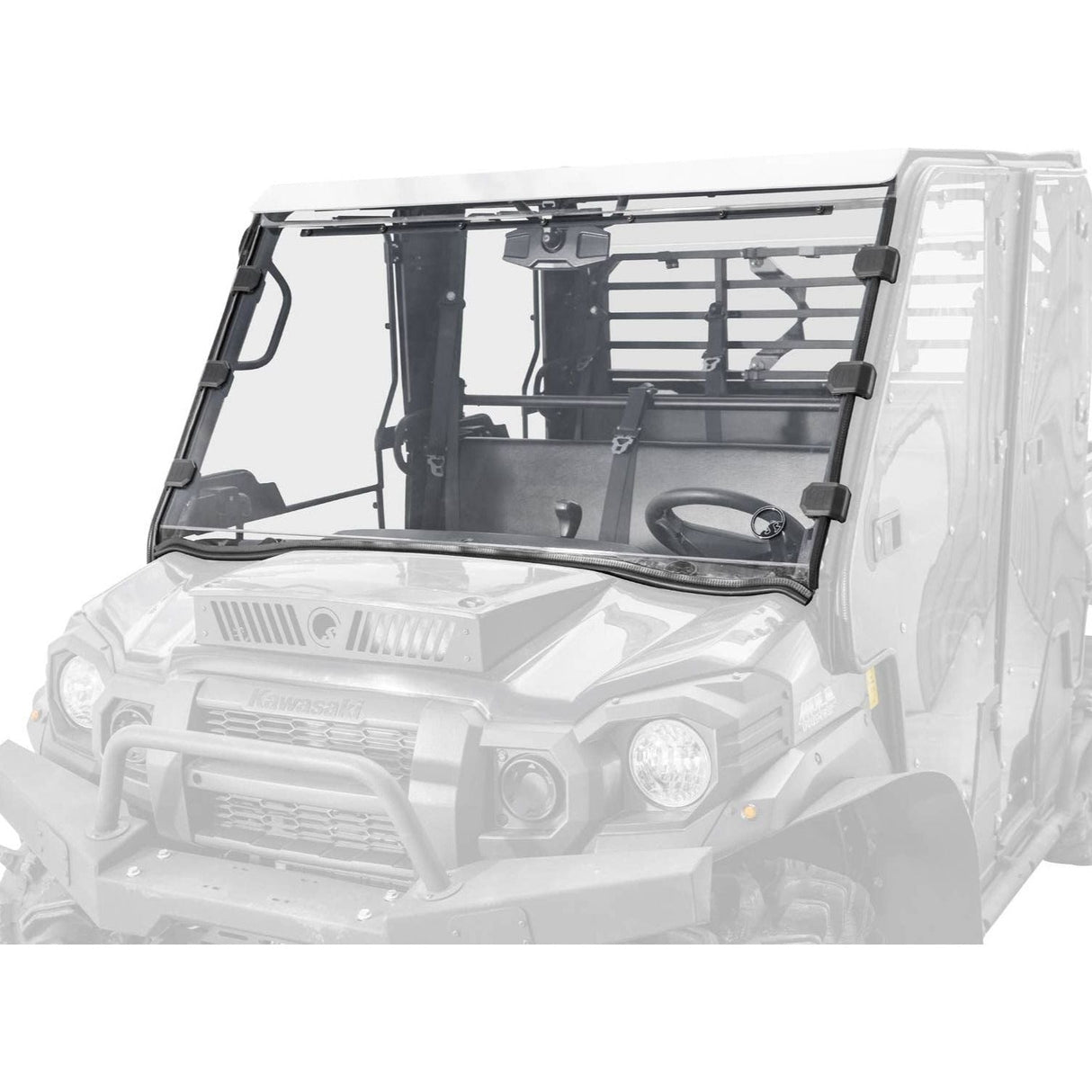 Kawasaki Mule Pro Scratch Resistant Full Windshield