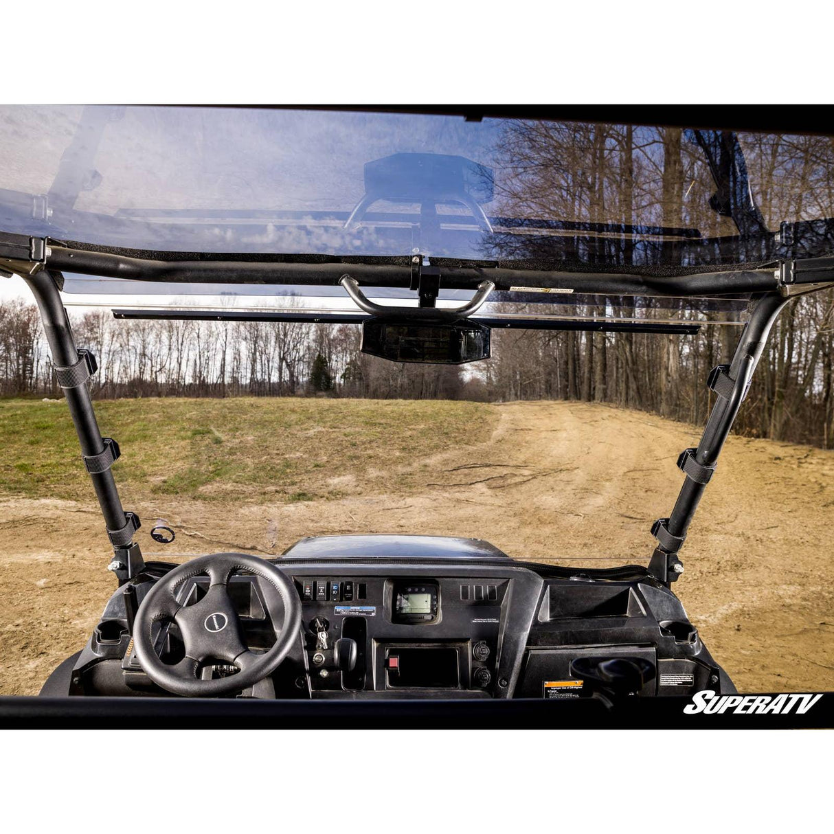 Kawasaki Mule Pro Scratch Resistant Full Windshield