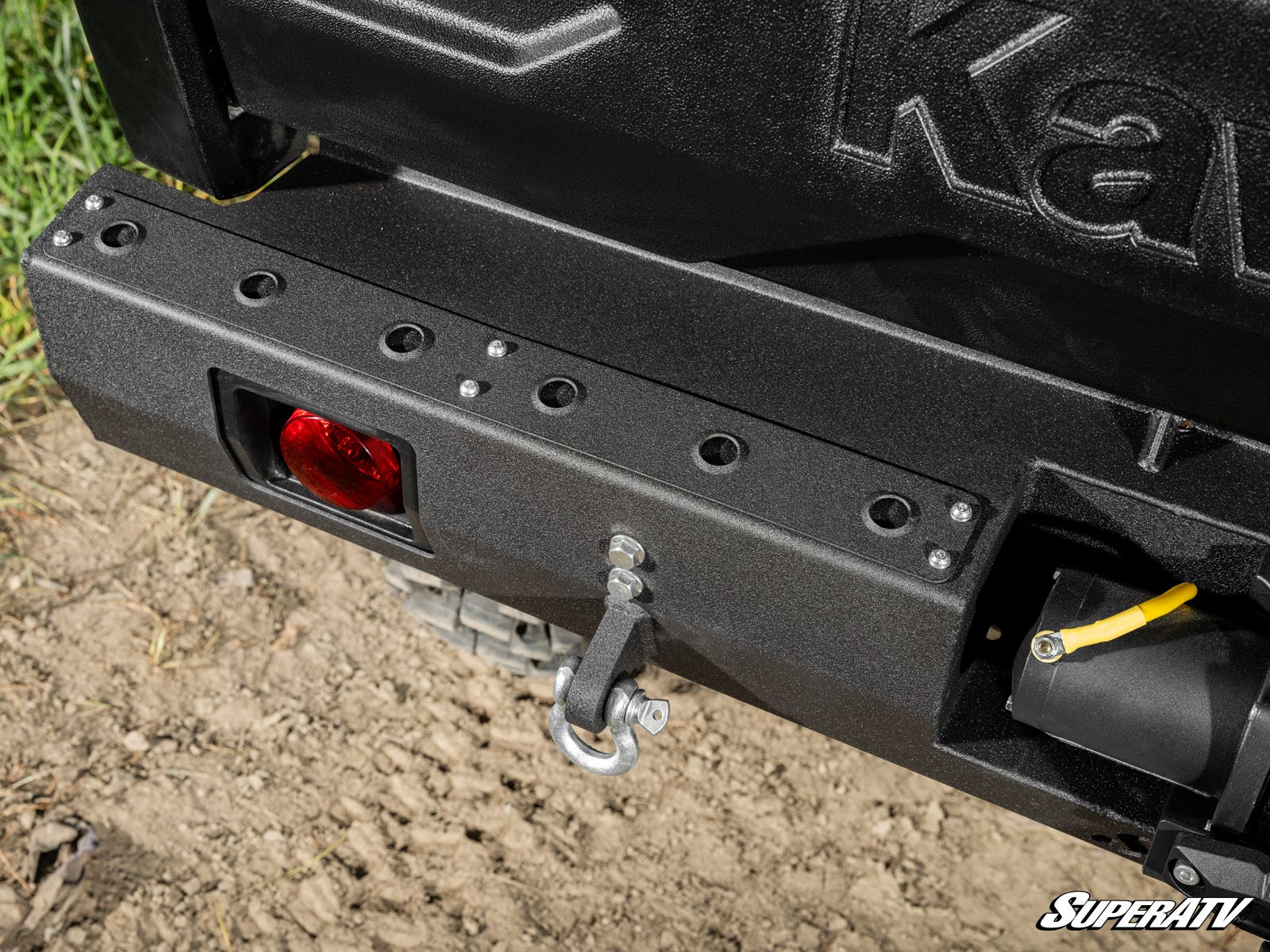 Photo of SuperATV Kawasaki Mule Pro Winch Ready Rear Bumper by SuperATV - Premium Bumpers for UTVs / Side by Sides