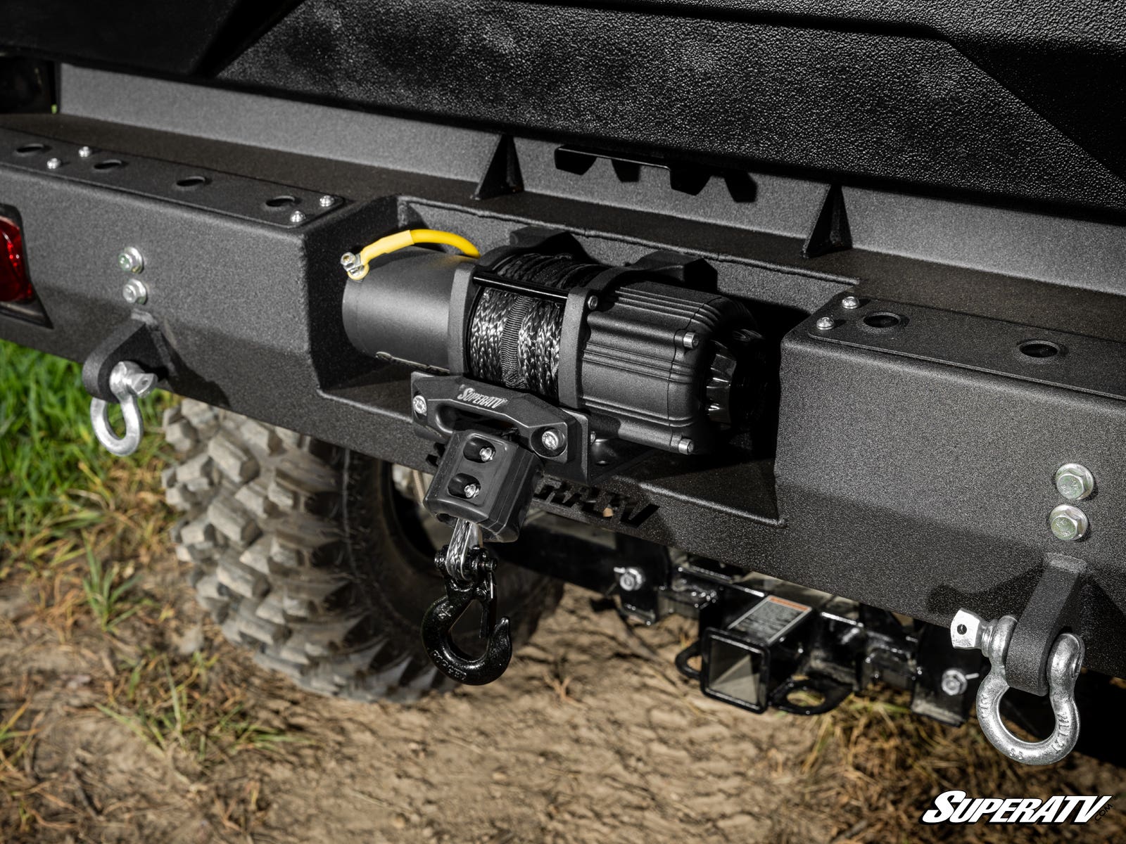 Photo of SuperATV Kawasaki Mule Pro Winch Ready Rear Bumper by SuperATV - Premium Bumpers for UTVs / Side by Sides