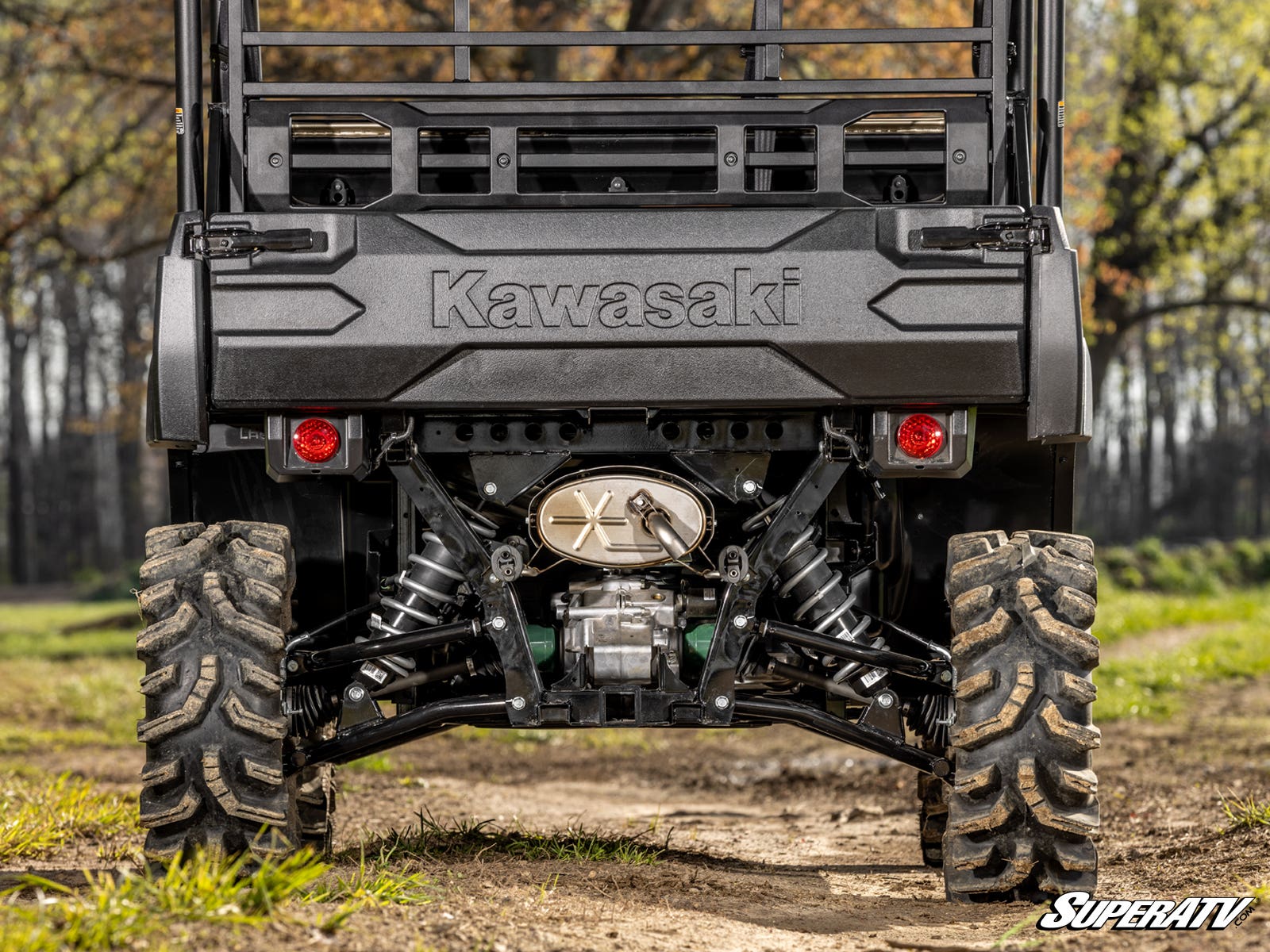 Photo of SuperATV Kawasaki Mule Pro 1000 High-Clearance 1" Rear Offset A-Arms by SuperATV - Premium A-Arms & Control Arms for UTVs / Side by Sides