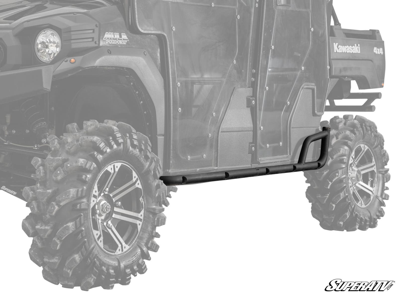 Photo of SuperATV Kawasaki Mule Pro-FXT Heavy-Duty Nerf Bars by SuperATV - Premium Nerf Bars for UTVs / Side by Sides