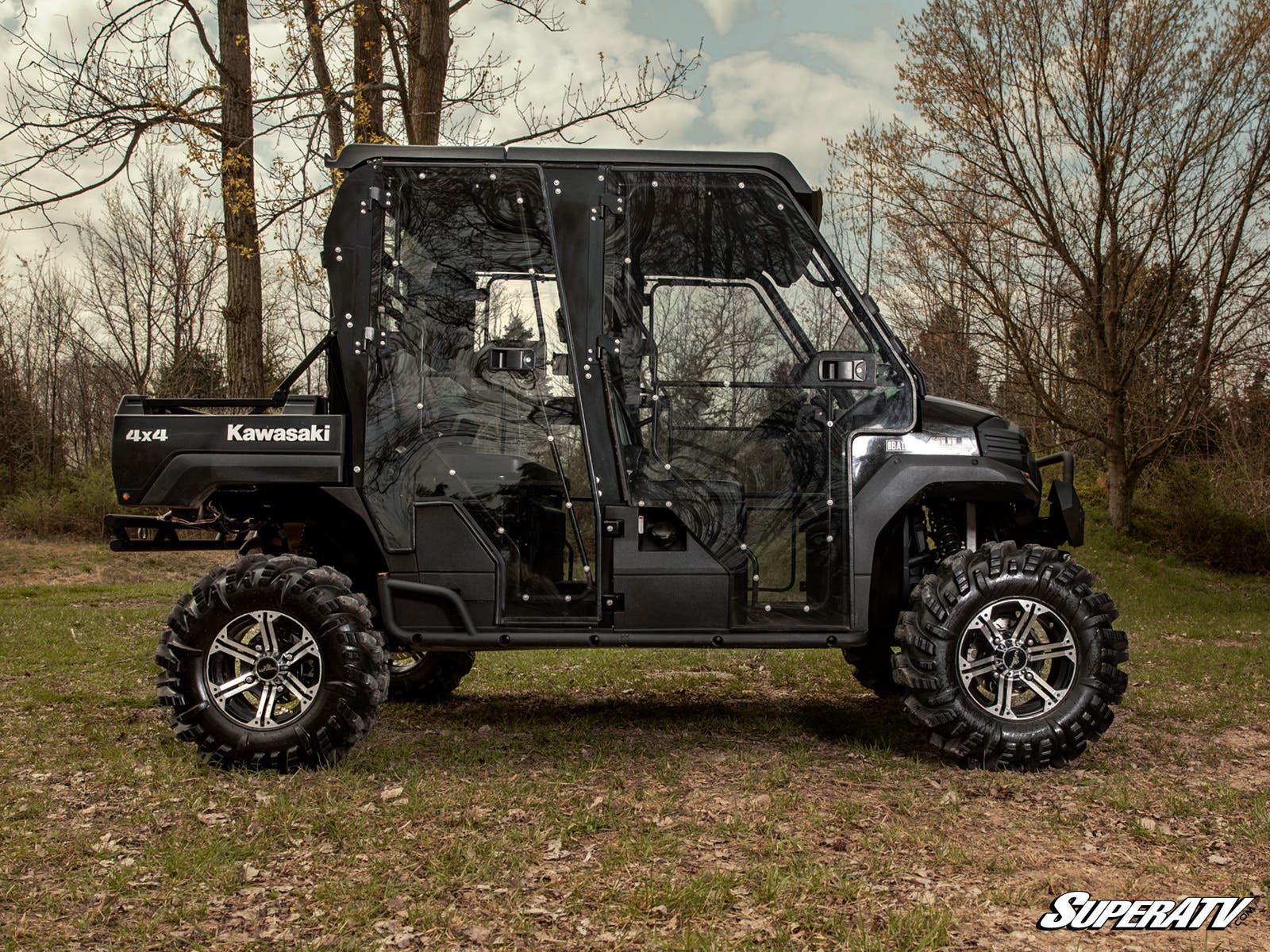 Photo of SuperATV Kawasaki Mule Pro-FXT Heavy-Duty Nerf Bars by SuperATV - Premium Nerf Bars for UTVs / Side by Sides