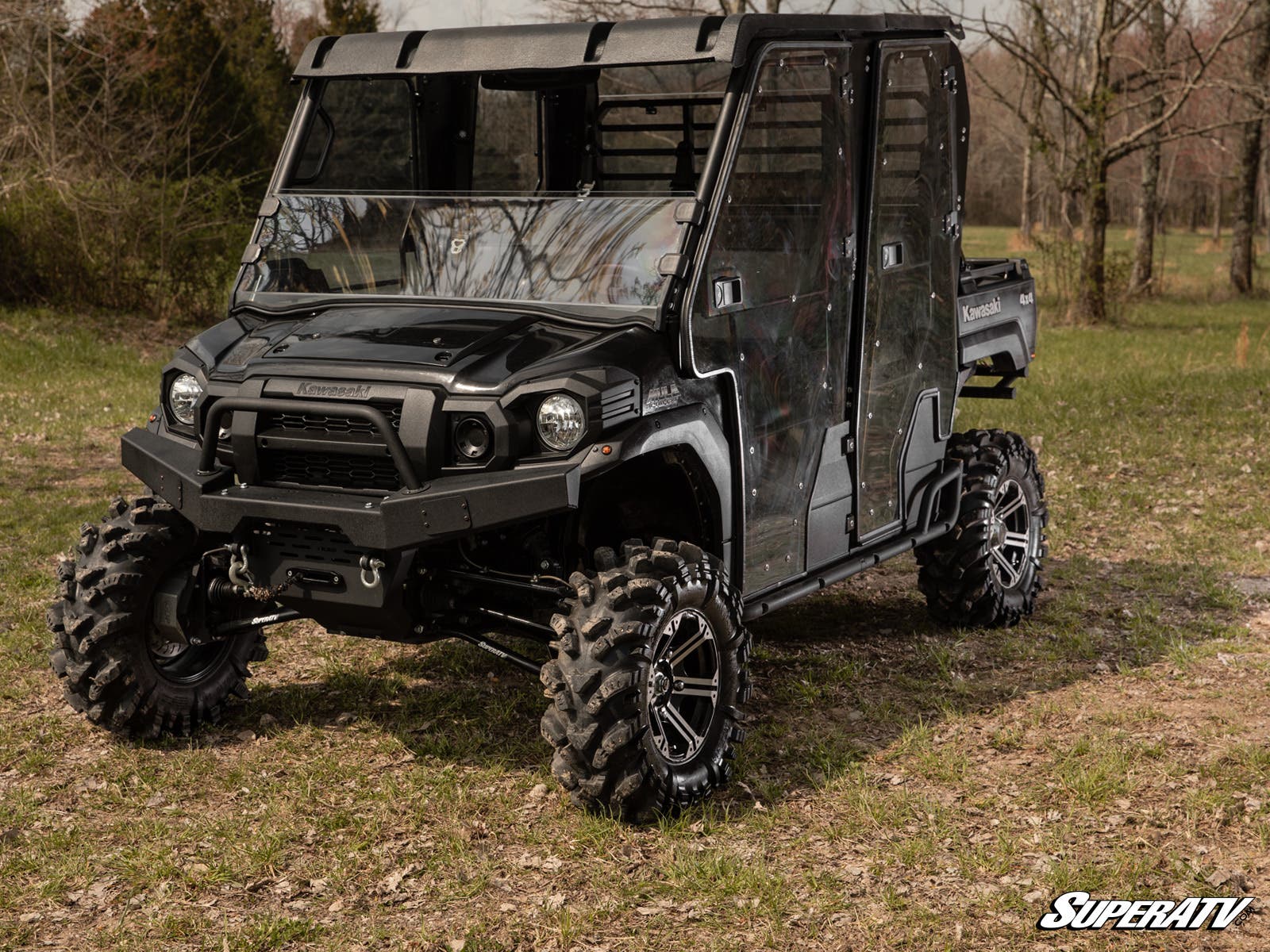 Photo of SuperATV Kawasaki Mule Pro-FXT Heavy-Duty Nerf Bars by SuperATV - Premium Nerf Bars for UTVs / Side by Sides